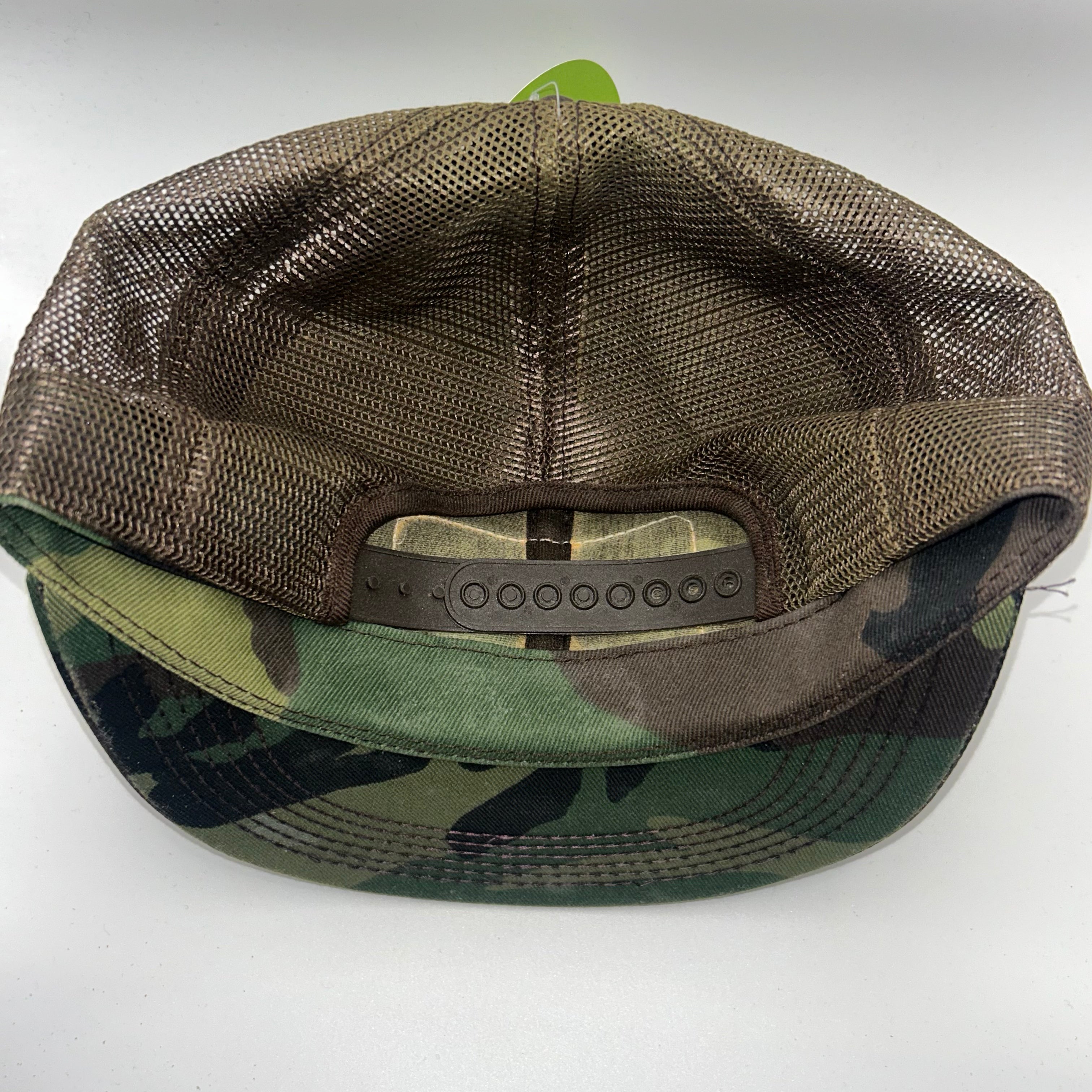 Vintage Farmers Bank Madisonville Kentucky K Product Camo Patch Snapback Hat