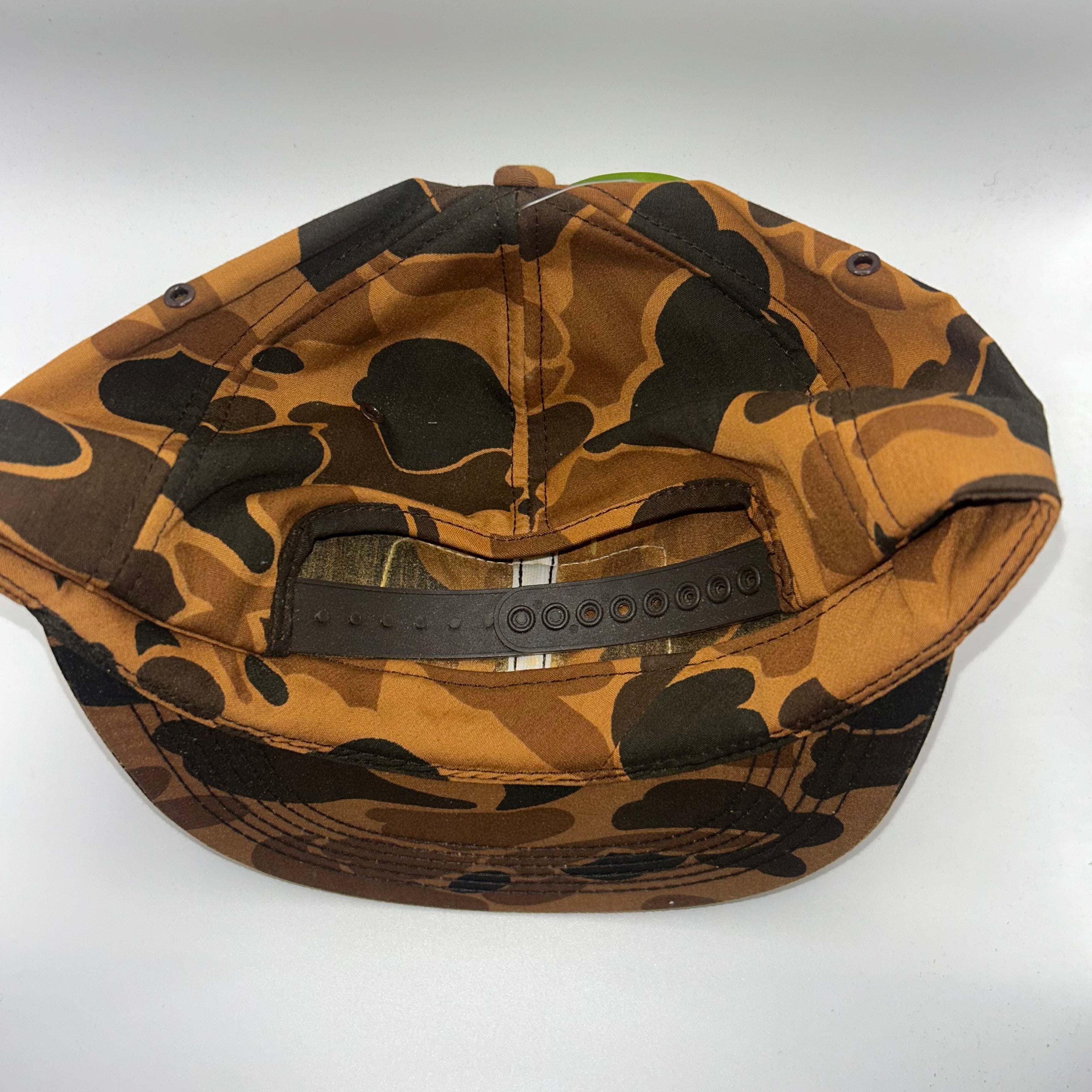 Vintage Duck Camo Farmers Bank Madisonville Kentucky K Product Trucker Patch Snapback Hat