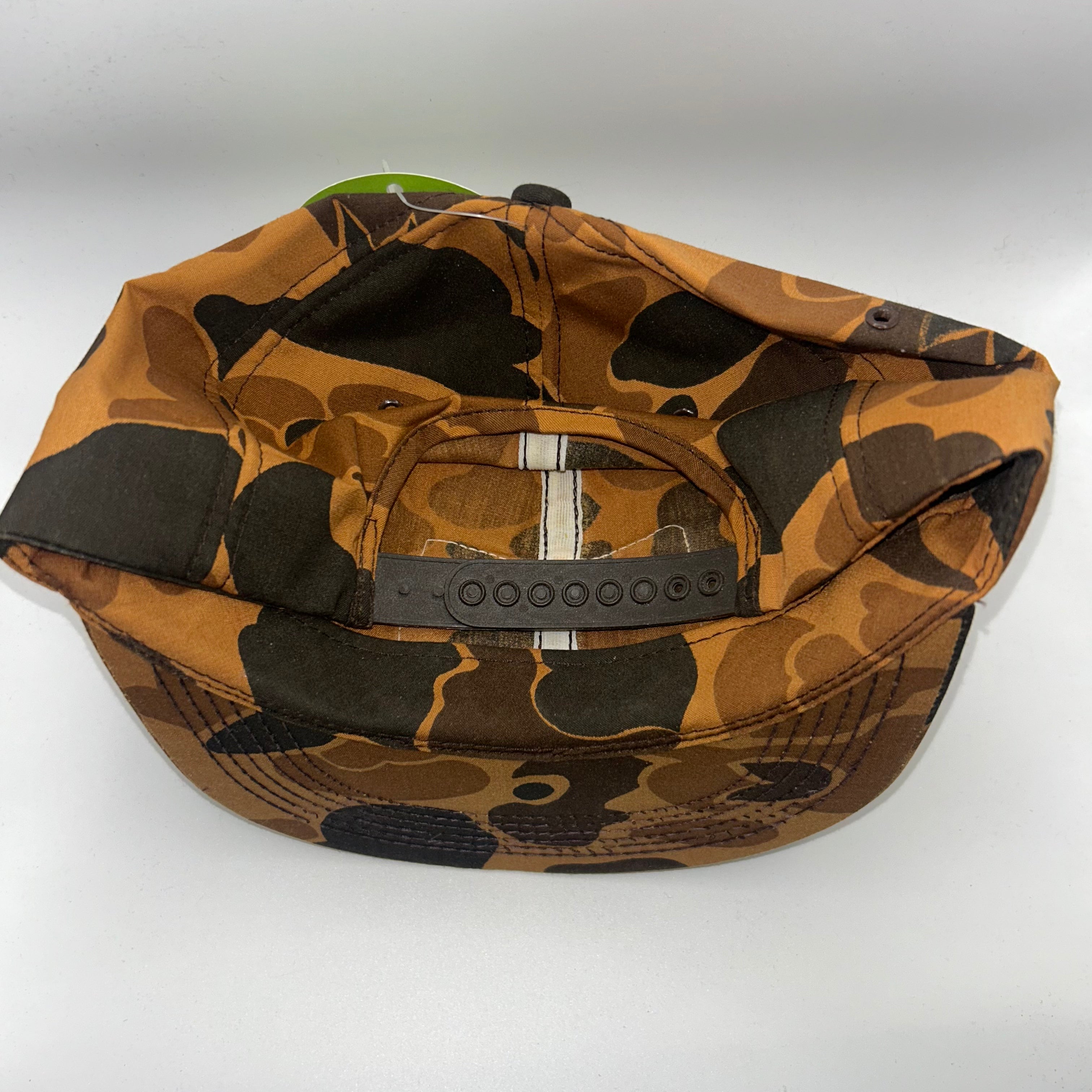 Vintage Duck Camo Farmers Bank Madisonville Kentucky K Product Trucker Patch Snapback Hat