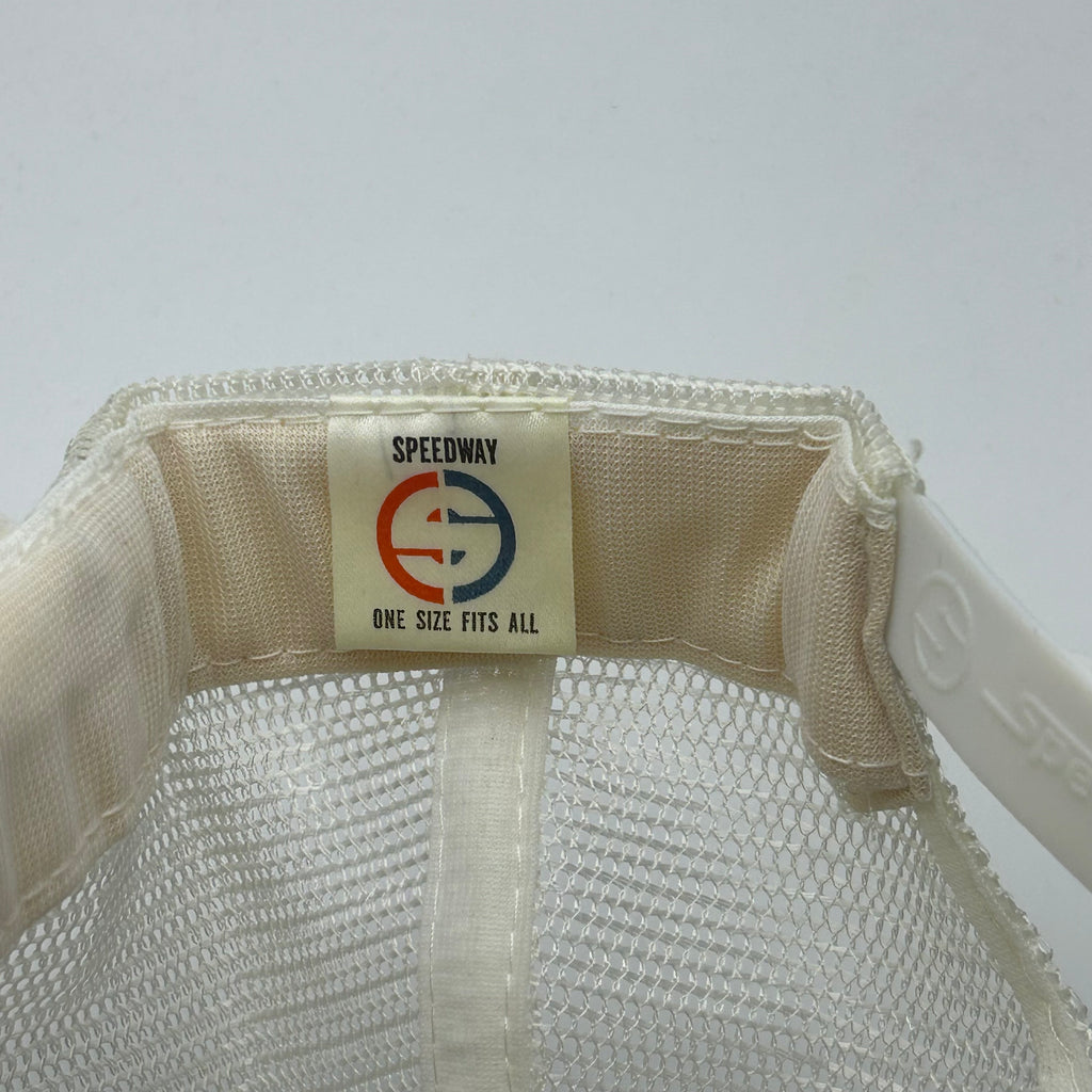 Vintage IGA Beef Roundup 1985 White Trucker Mesh Snapback Hat