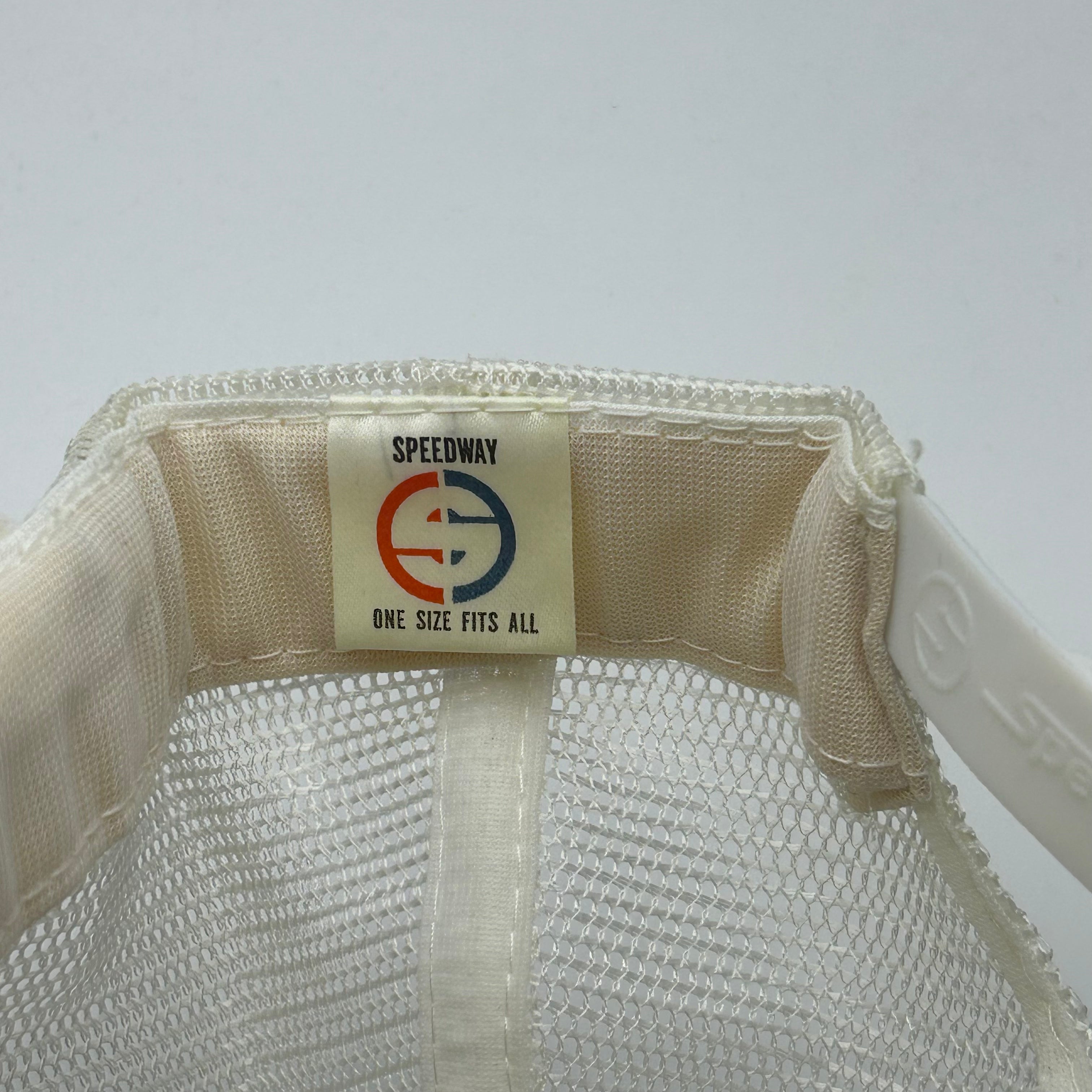 Vintage IGA Beef Roundup 1985 White Trucker Mesh Snapback Hat