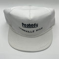 Vintage Peabody Coal Lynville Mine White Rope Strapback Hat