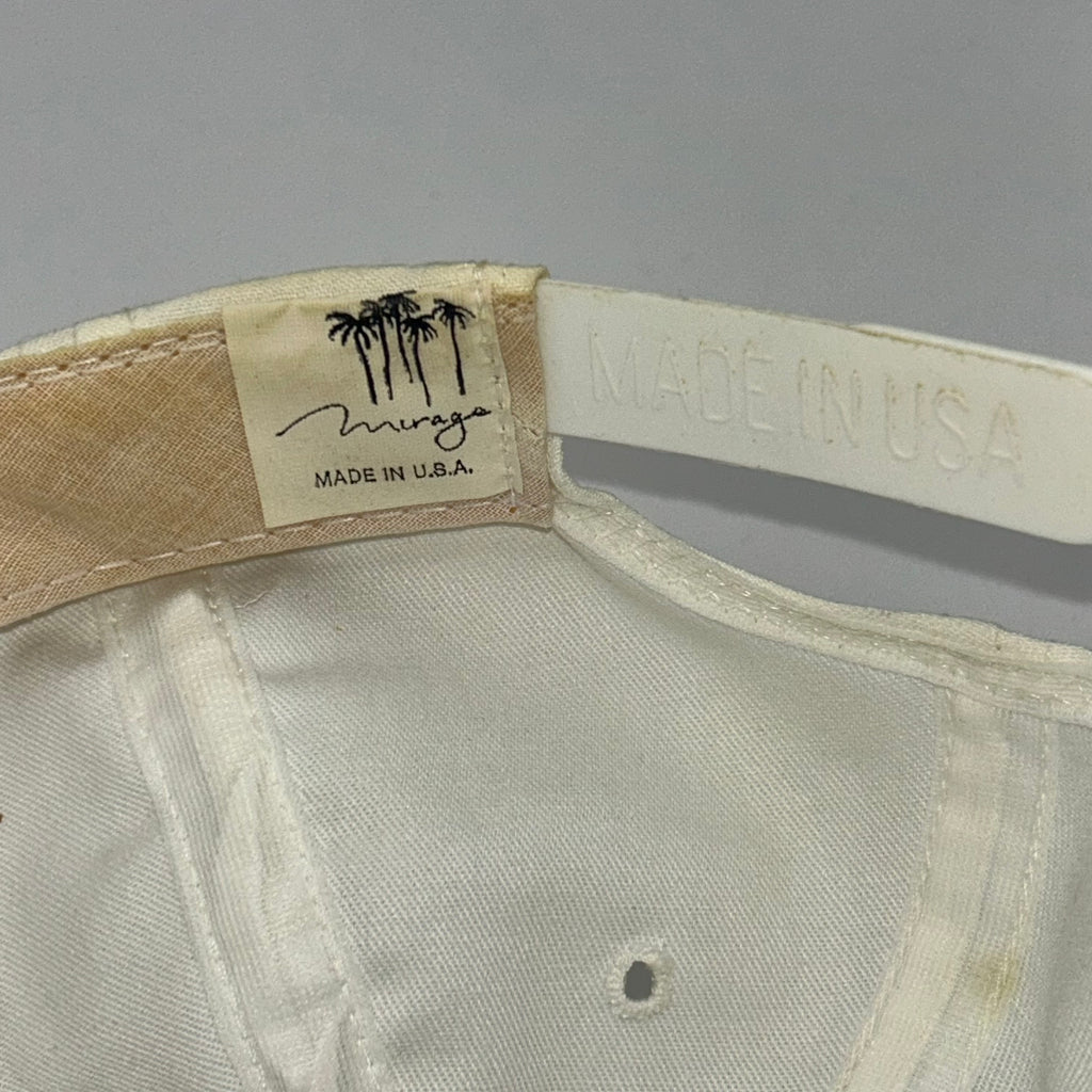 Vintage Mirage Las Vegas Casino White Rope Snapback Hat