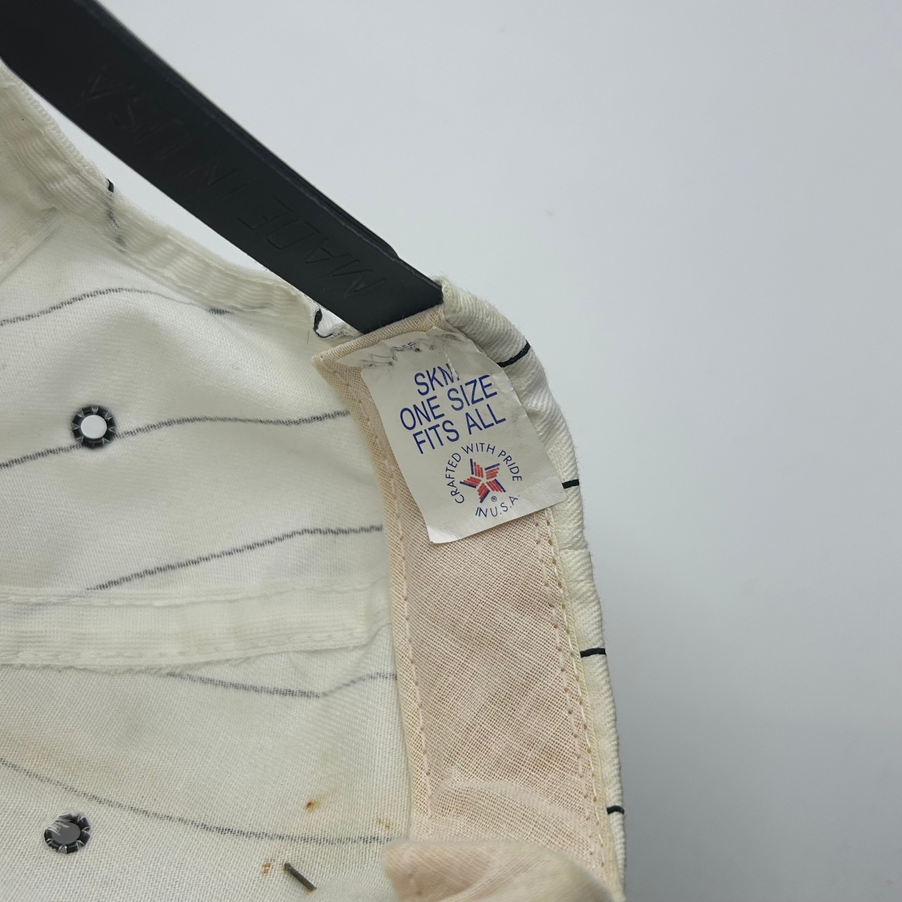 Vintage Pinstripe Darrel Waltrip 17 NASCAR Racing Snapback Hat