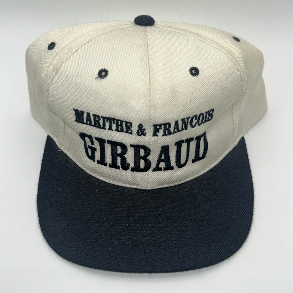 Vintage Miarithe Francois Girbaud MFG Boot White Black Snapback Hat