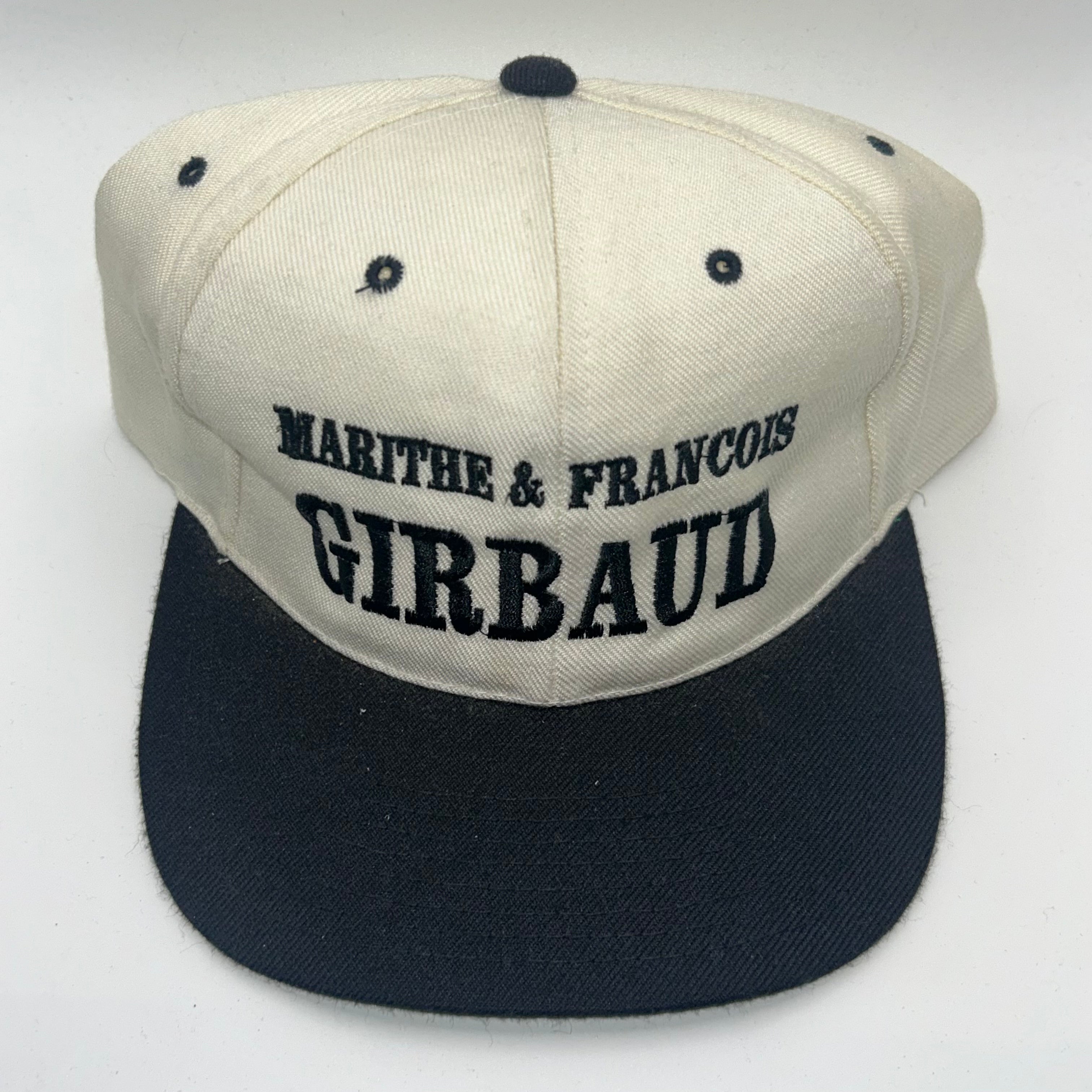 Vintage Miarithe Francois Girbaud MFG Boot White Black Snapback Hat