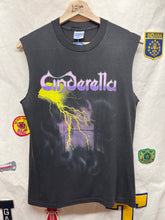 Load image into Gallery viewer, Vintage Cinderella Night Songs 80&#39;s Rock Cutoff T-Shirt: M
