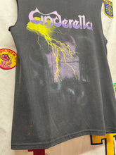 Load image into Gallery viewer, Vintage Cinderella Night Songs 80&#39;s Rock Cutoff T-Shirt: M
