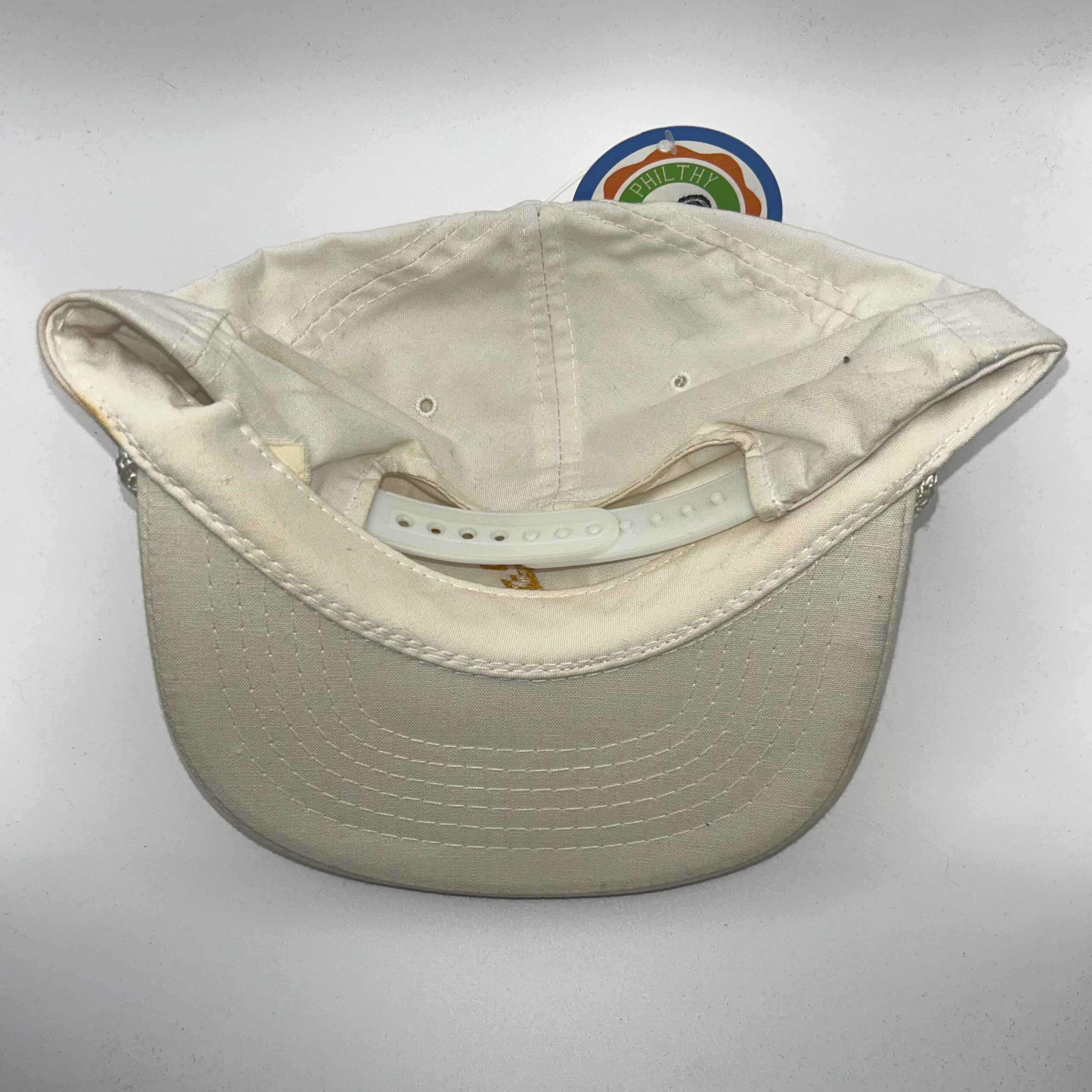 Vintage Elvis Presley TCB White Rope Snapback Hat