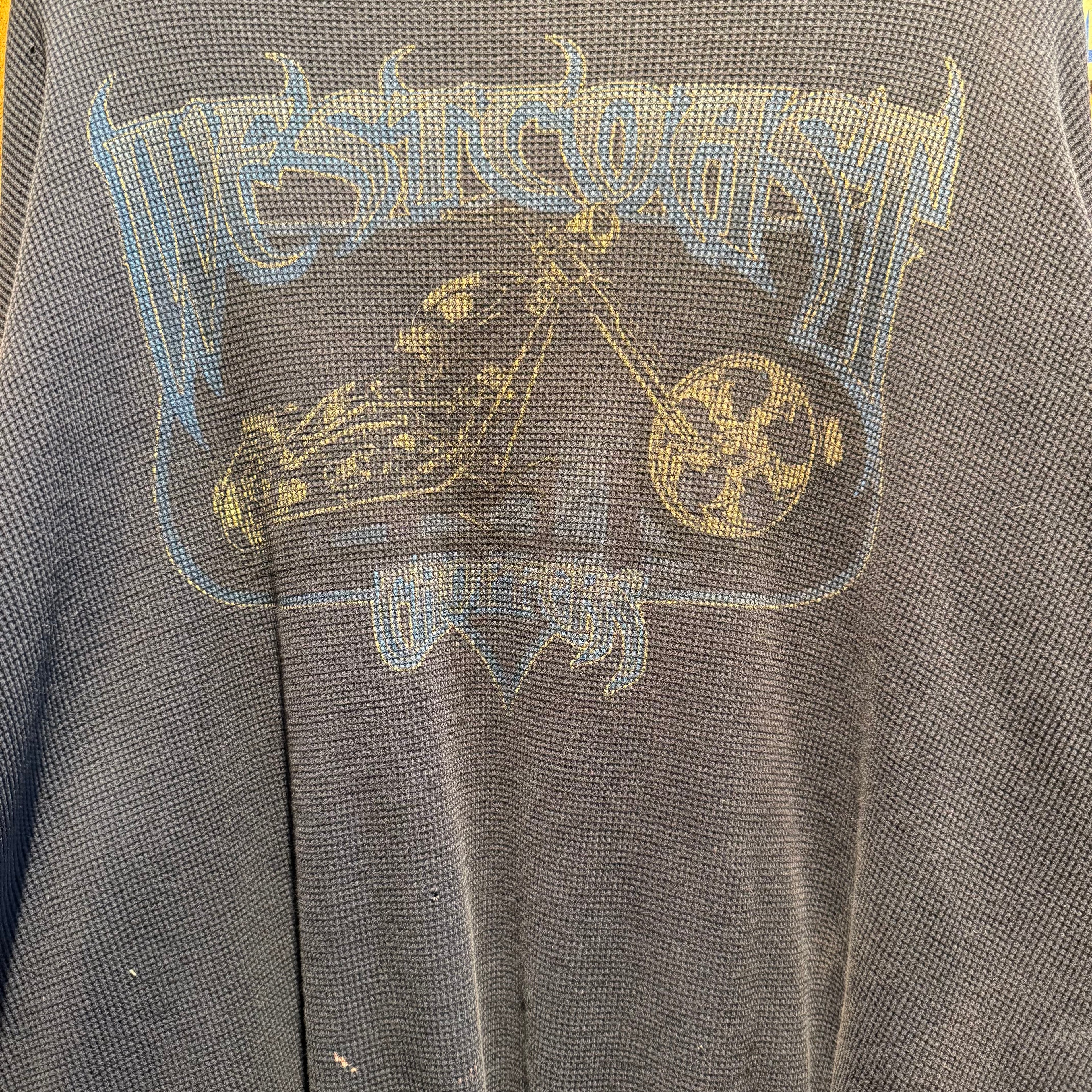 Vintage West Coast Choppers Waffle-knit Long Sleeve Thermal: XXL