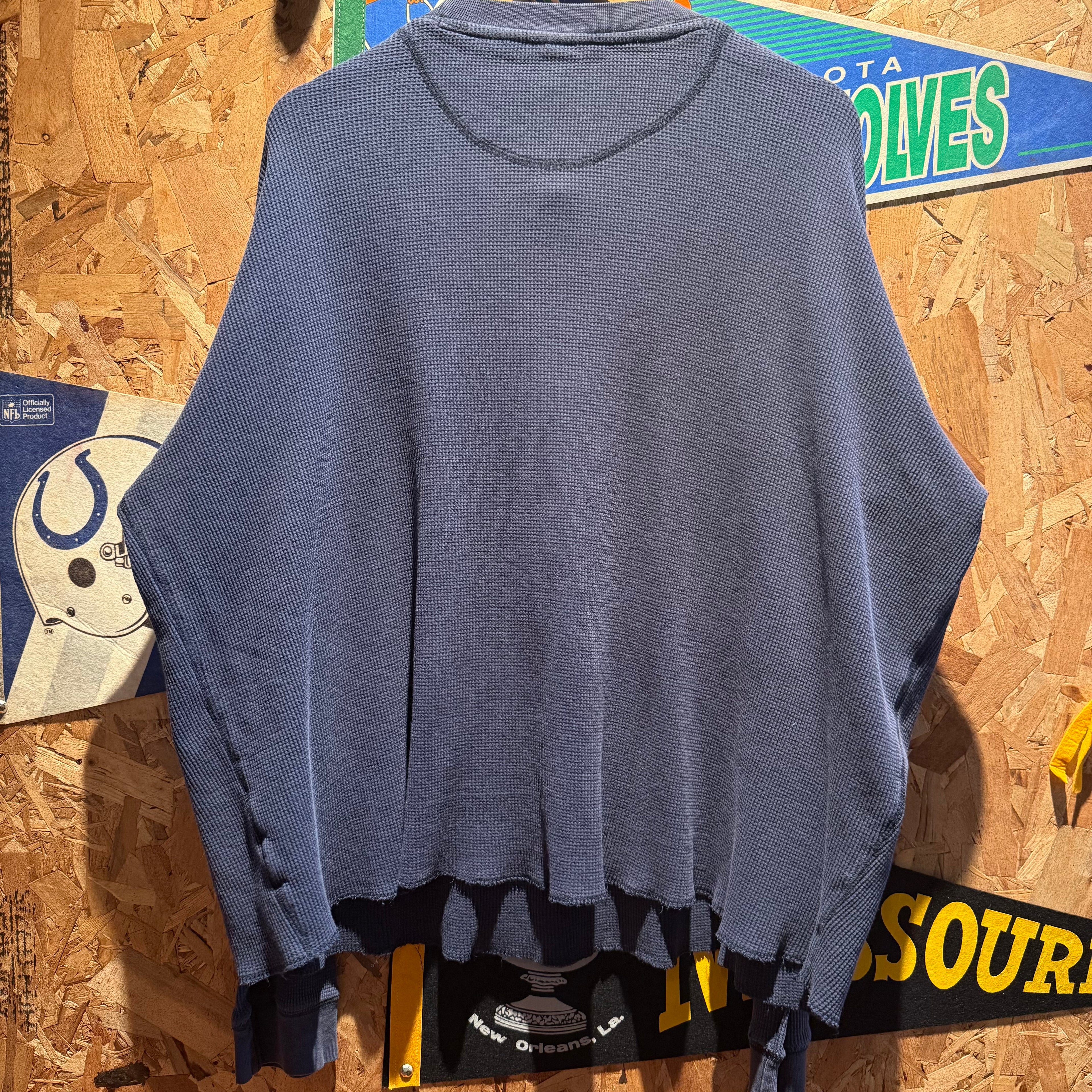 Vintage West Coast Choppers Waffle-knit Long Sleeve Thermal: XXL