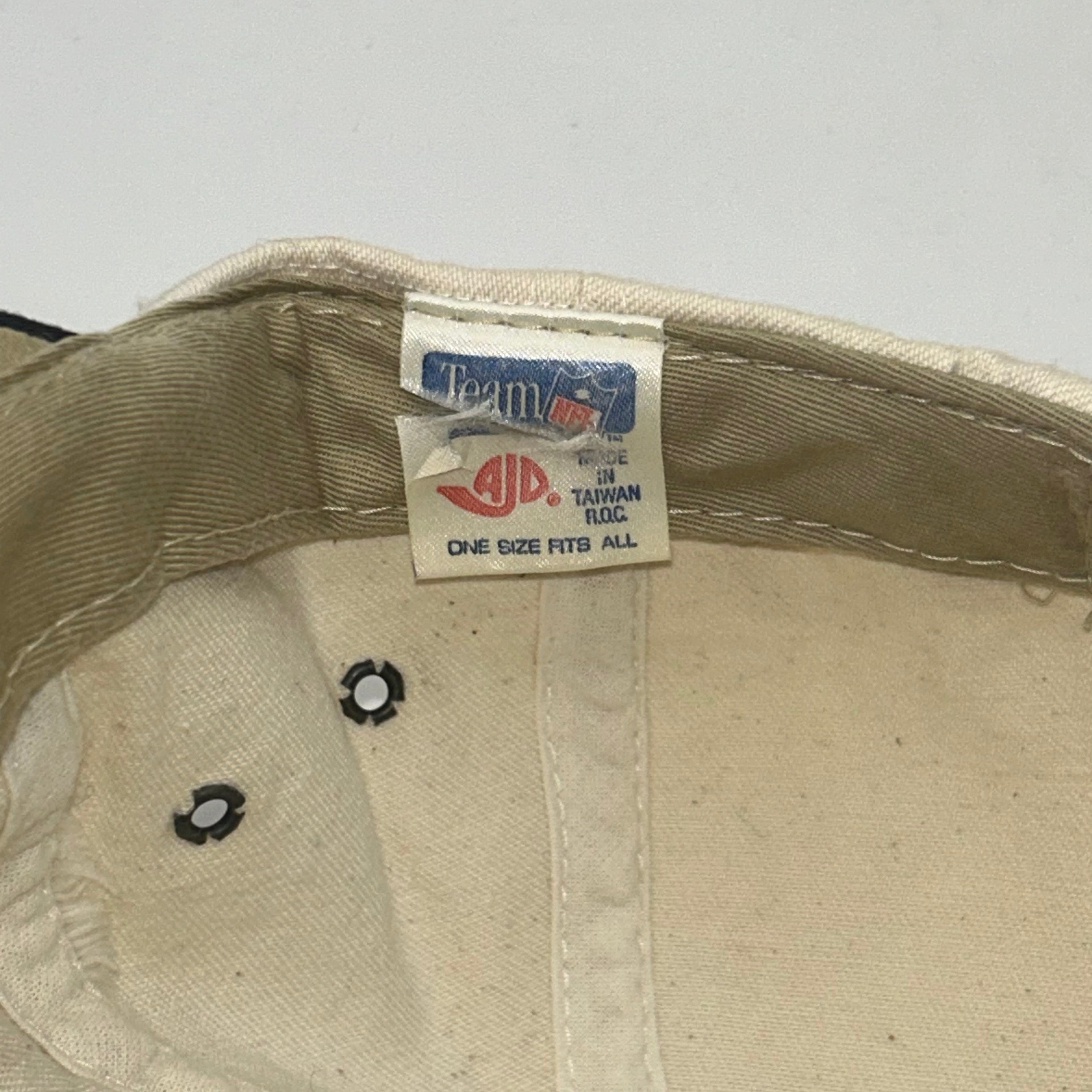 Vintage Kansas City Cheifs NFL AJD KC Canvas Strapback Hat