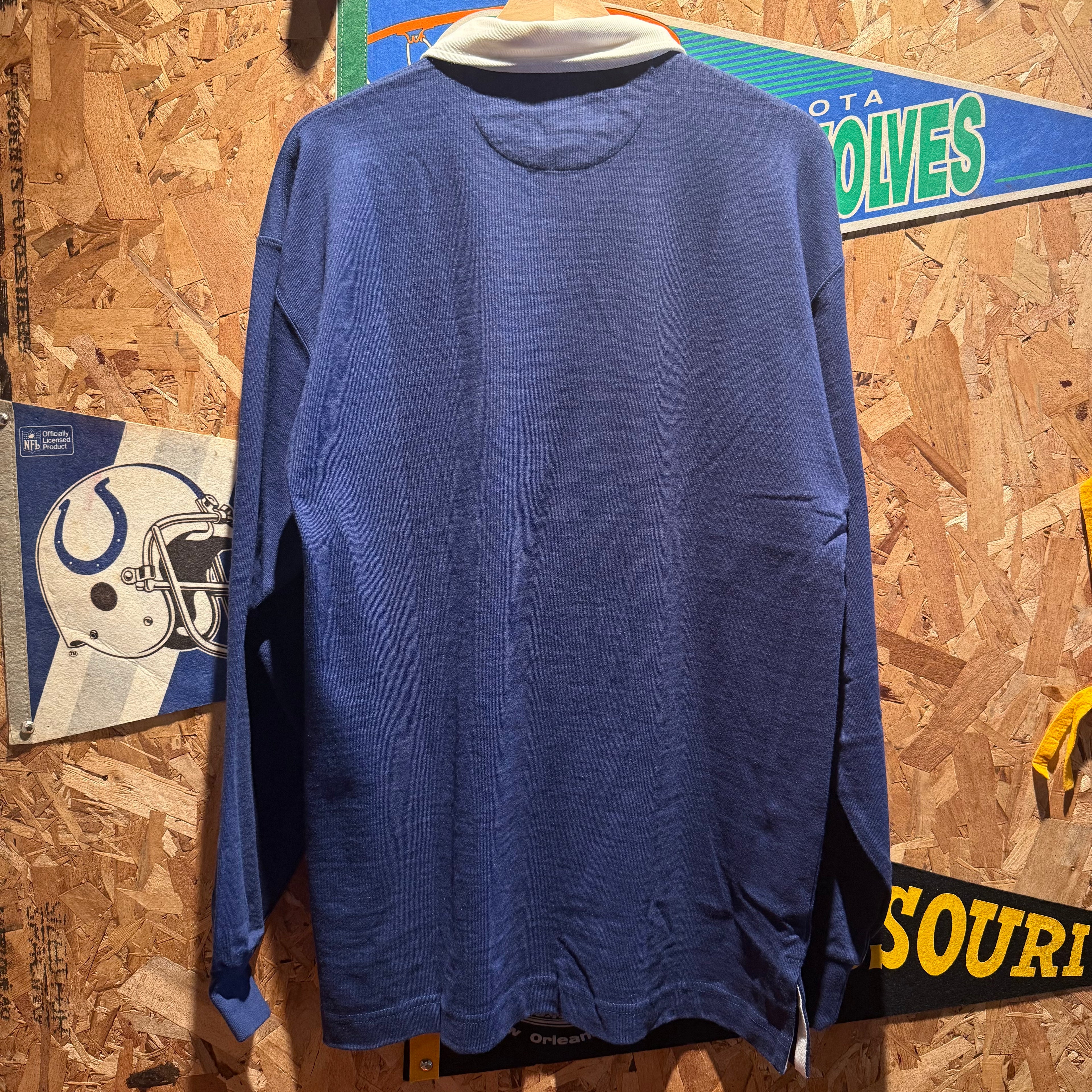 Vintage 1992 Land's End Polo Long Sleeve Shirt: M