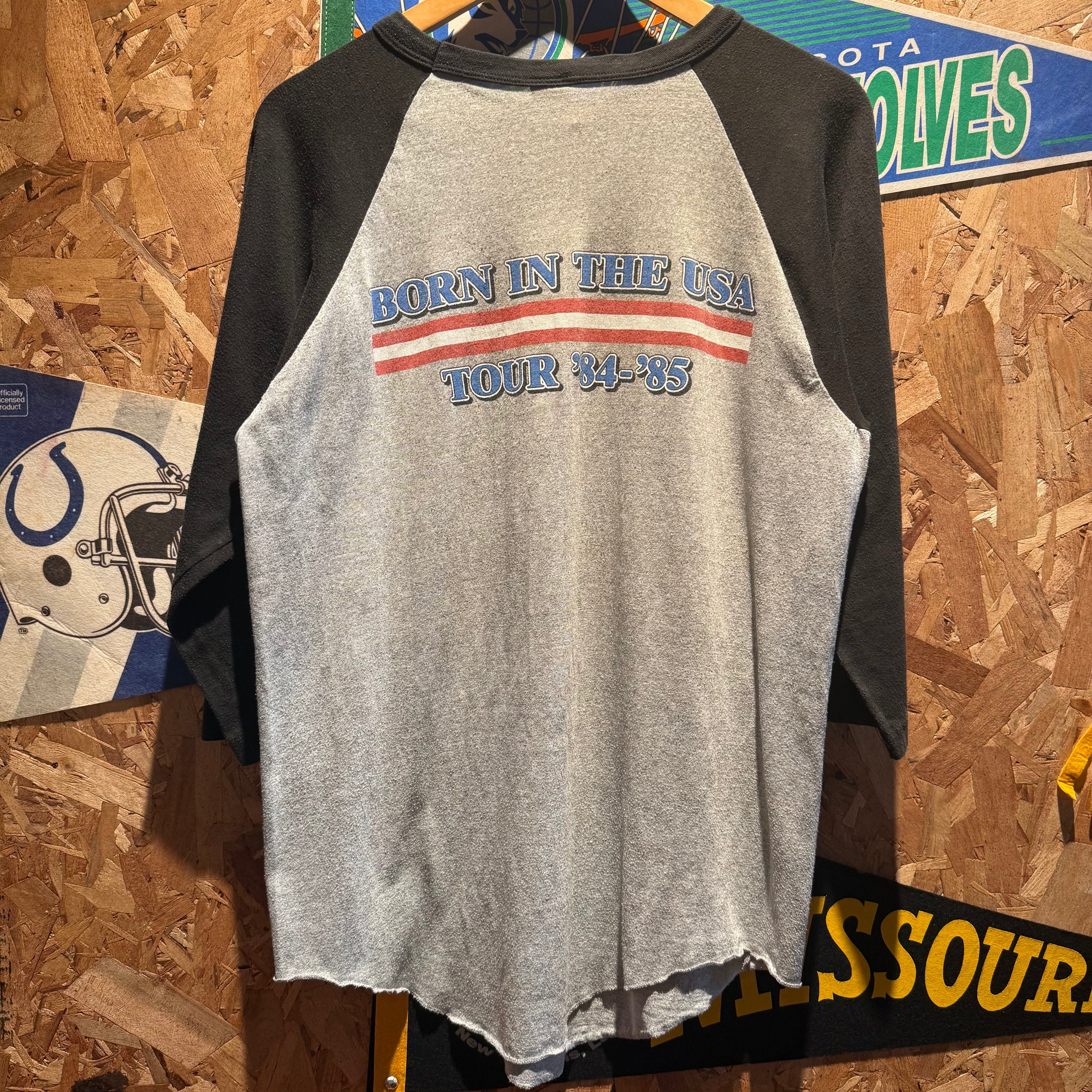 Vintage 1984 Bruce Springsteen & The E Street Band 84-85 Tour T-Shirt: XL
