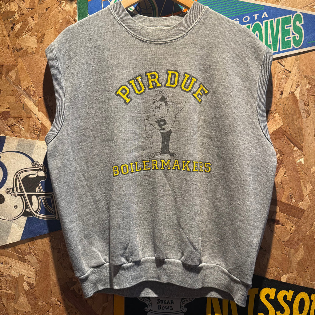 Vintage Purdue University Boilermakers Sportswear Sweater Vest: XL