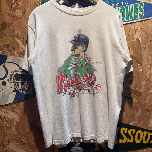 Vintage 1988 Don Mattingly New York Yankees T-Shirt: L