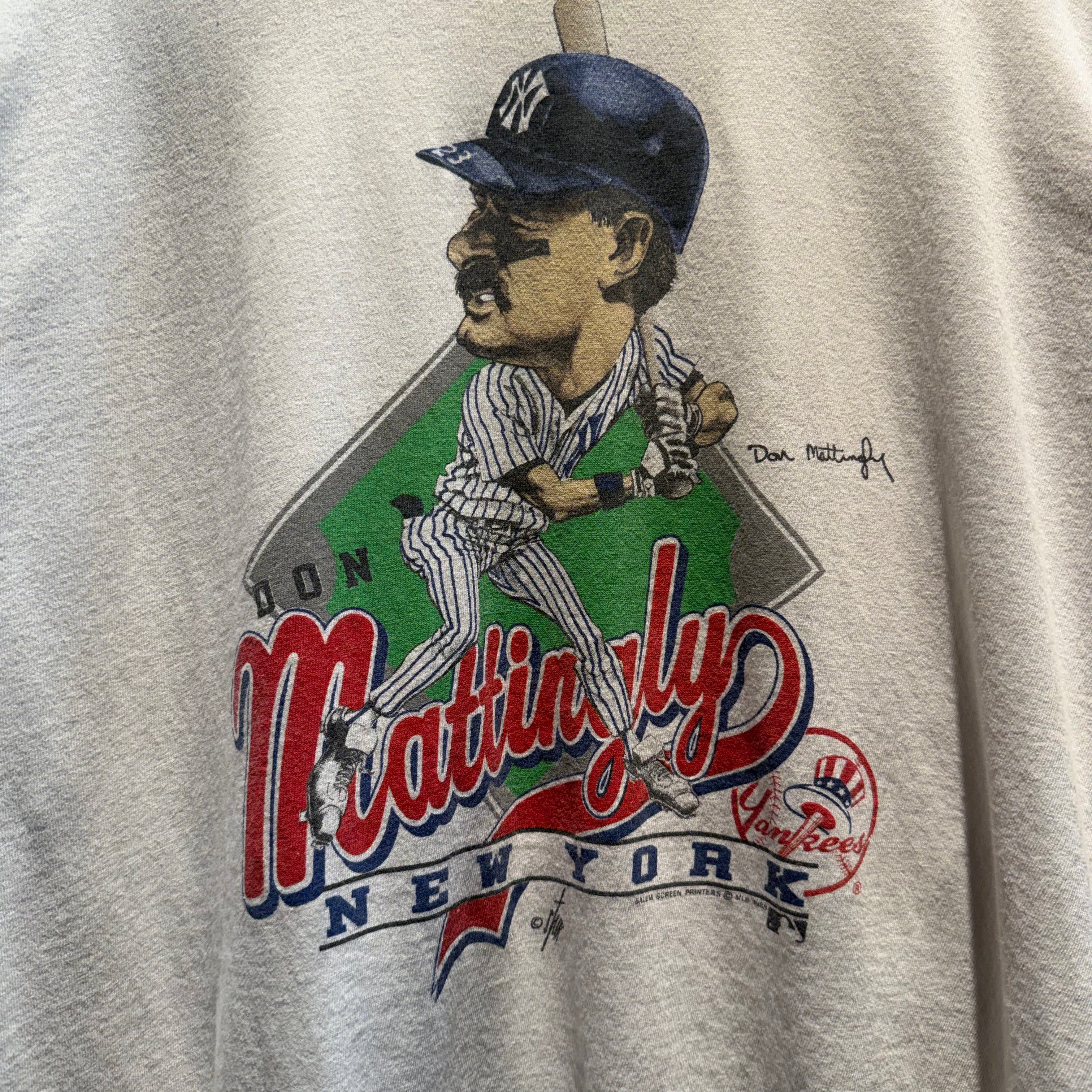 Vintage 1988 Don Mattingly New York Yankees T-Shirt: L