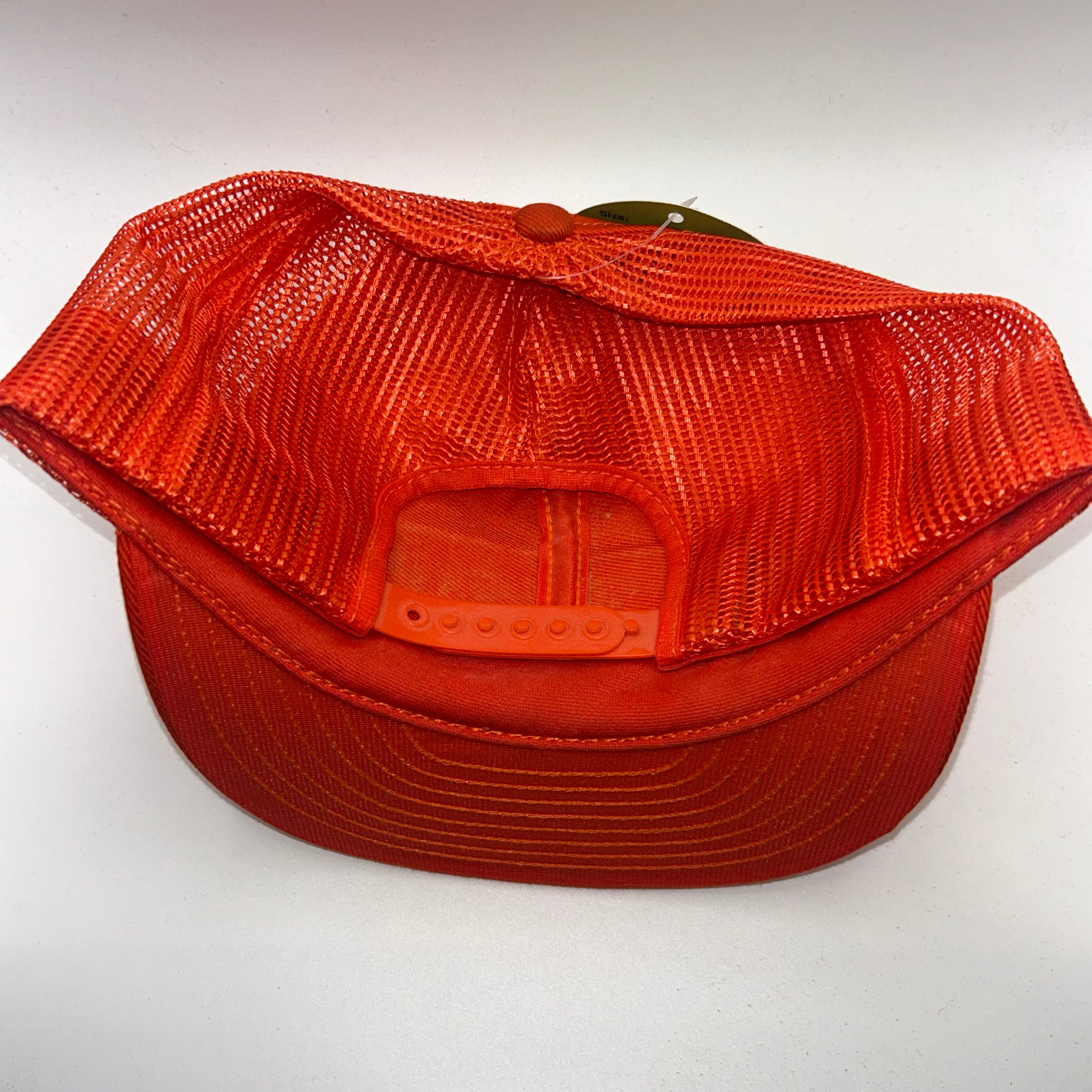 Vintage Porter Paints Patch Orange Mesh Snapback Hat