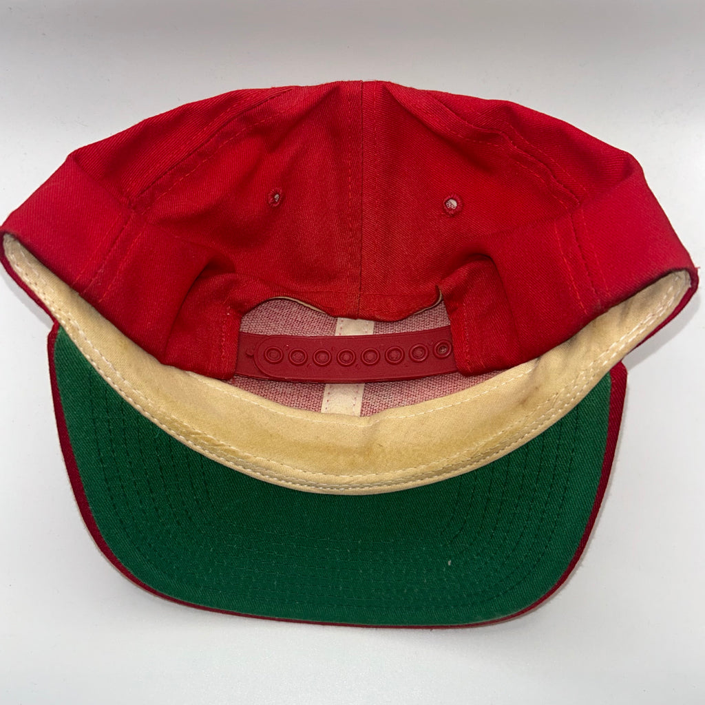 Vintage Wabash College Little Giants Red Snapback Hat