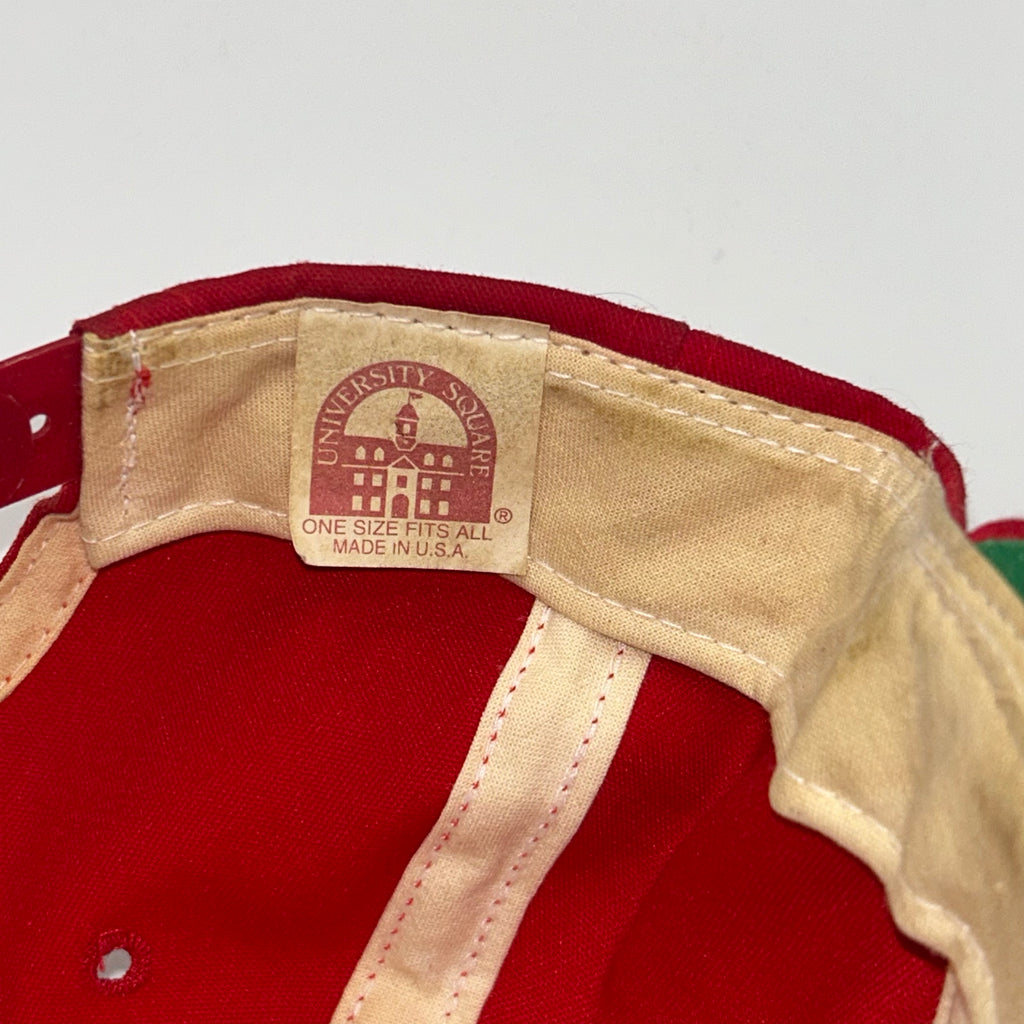 Vintage Wabash College Little Giants Red Snapback Hat