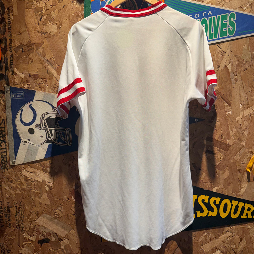 Vintage 90s Single-Stitch Bud King of Beers Wilson Jersey Shirt: XL
