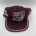 Vintage Village Inn Restaurant Wakarusa Indiana 3 Stripe Trucker Mesh Snapback Hat