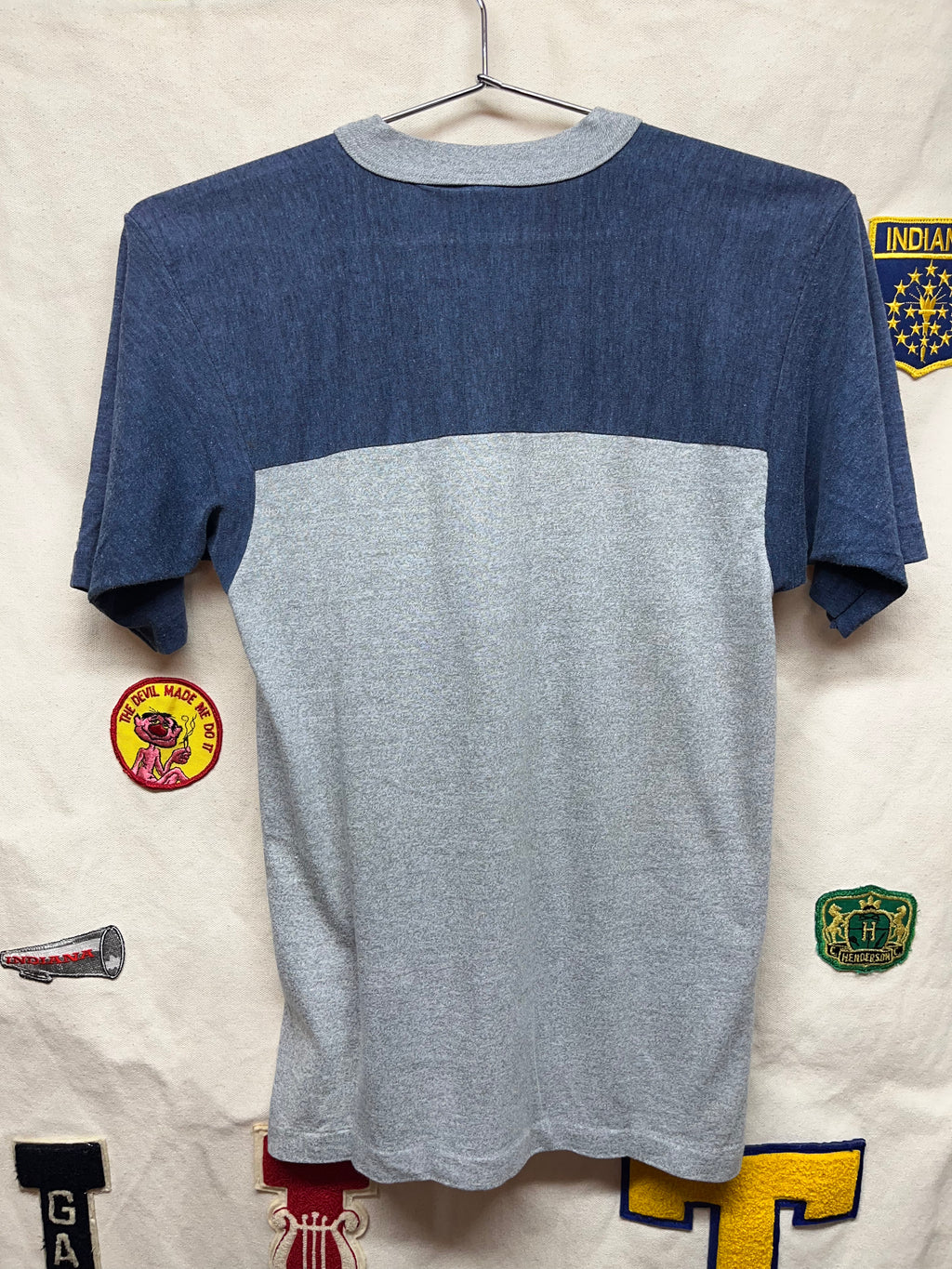 Vintage Illinois Football Mickey Mouse v-neck T-Shirt: