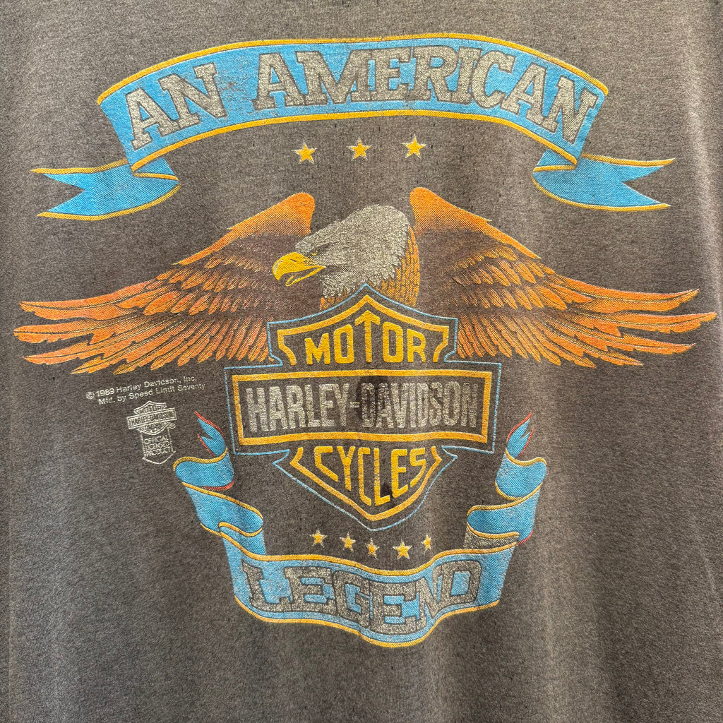 VTG All-American Harley Davidson Motorcycles T-Shirt: XL