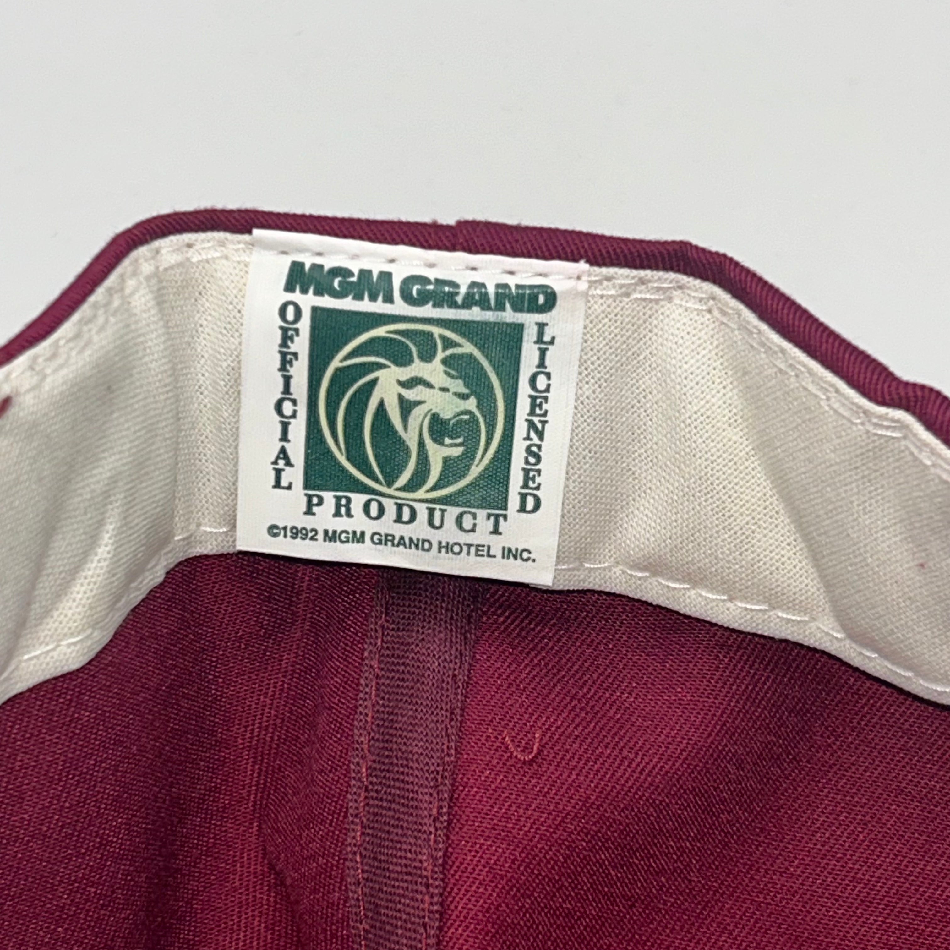 Vintage MGM Grand Las Vegas Maroon NWT Snapback Hat