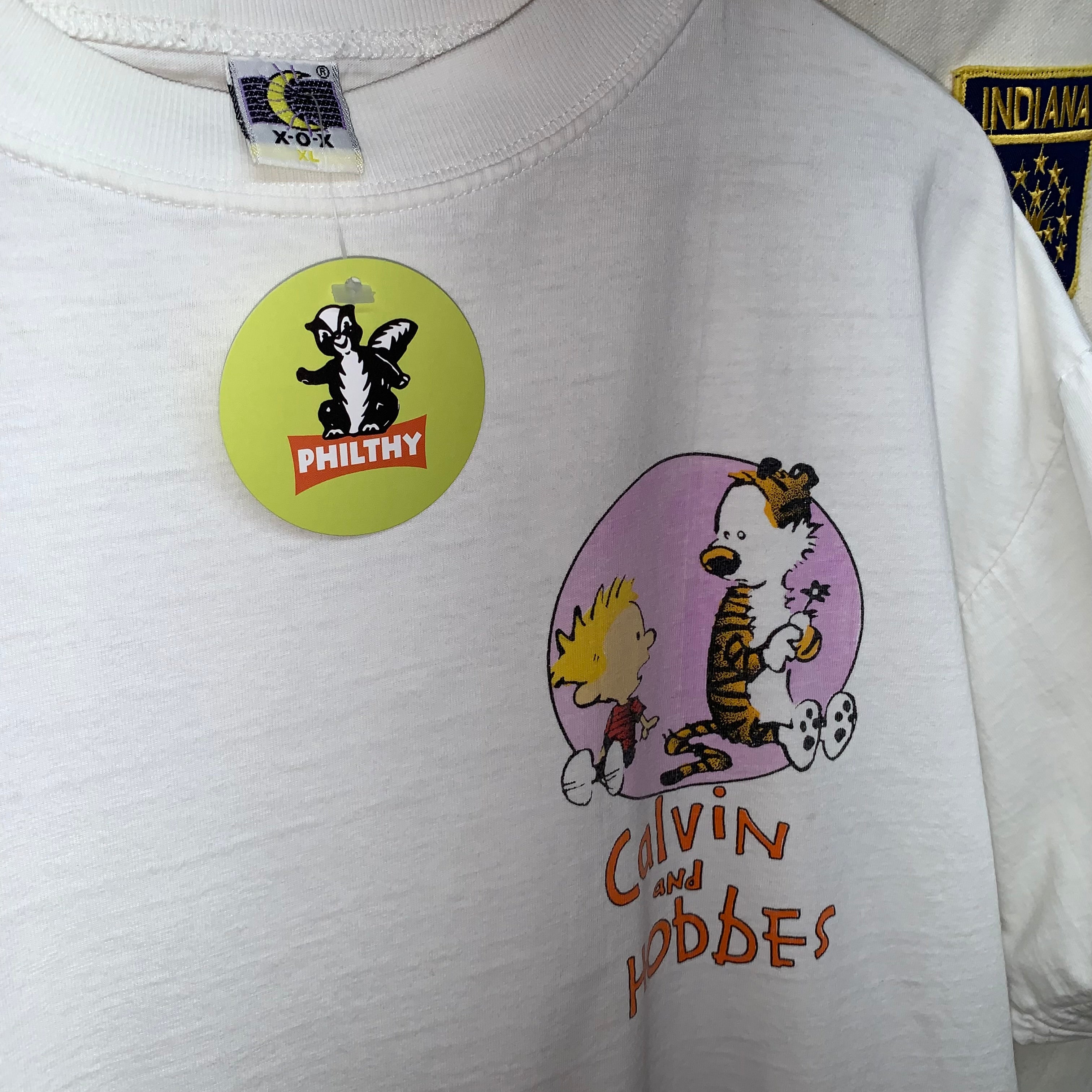 Vintage Calvin and Hobbes T-Shirt: XL