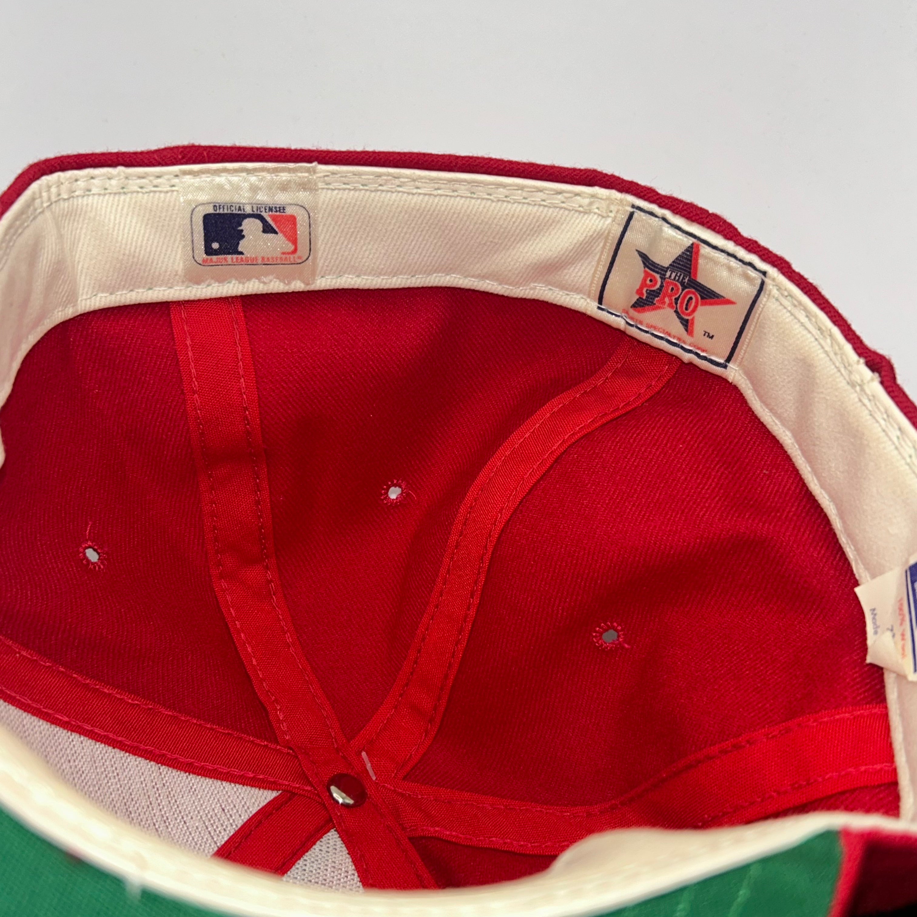 Vintag St.Louis Cardinals MLB STL Fitted Wool Red Sports Specialties Hat: 7 3/8