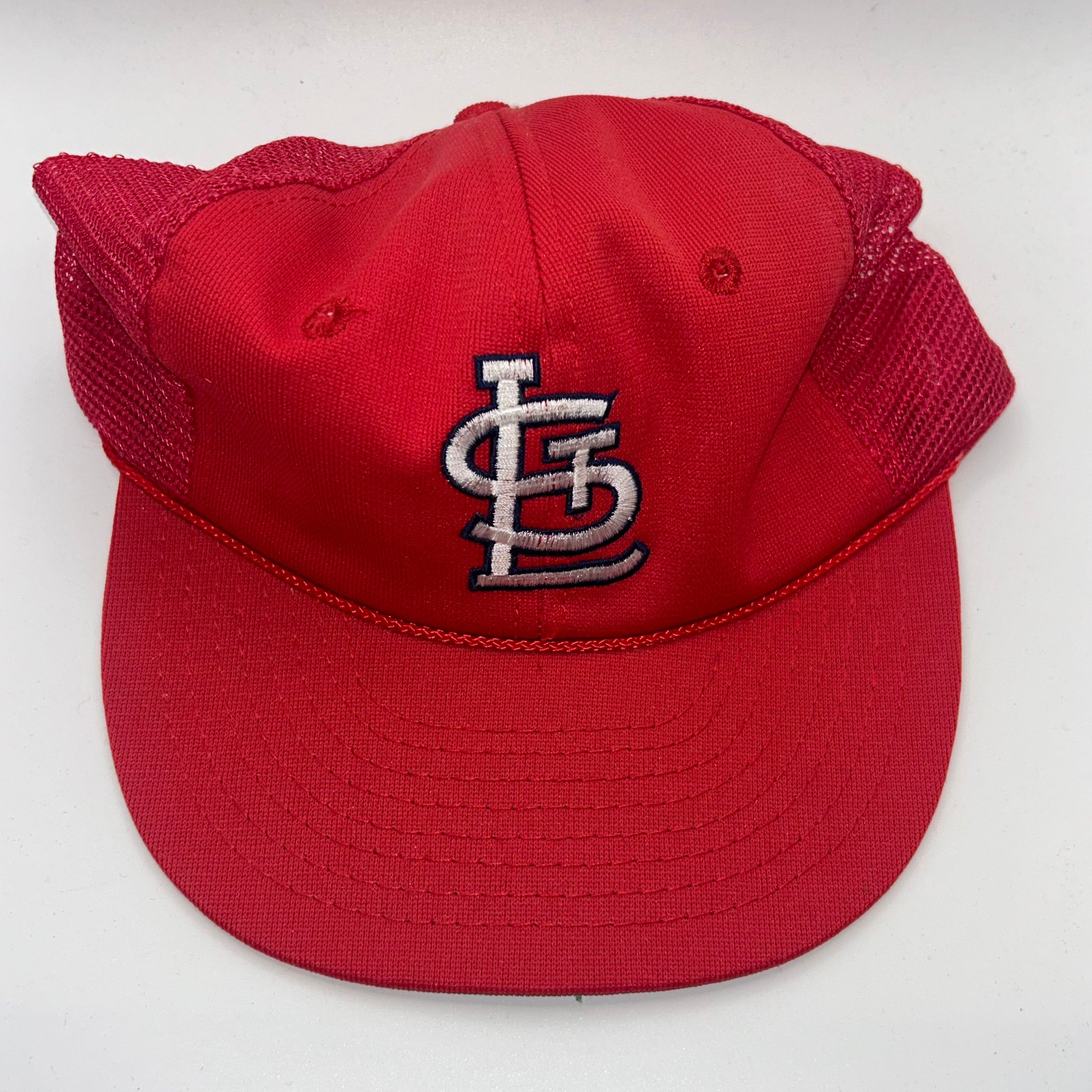 Vintage St.Louis Cardinals MLB STL Trucker Mesh Red Snapback Hat