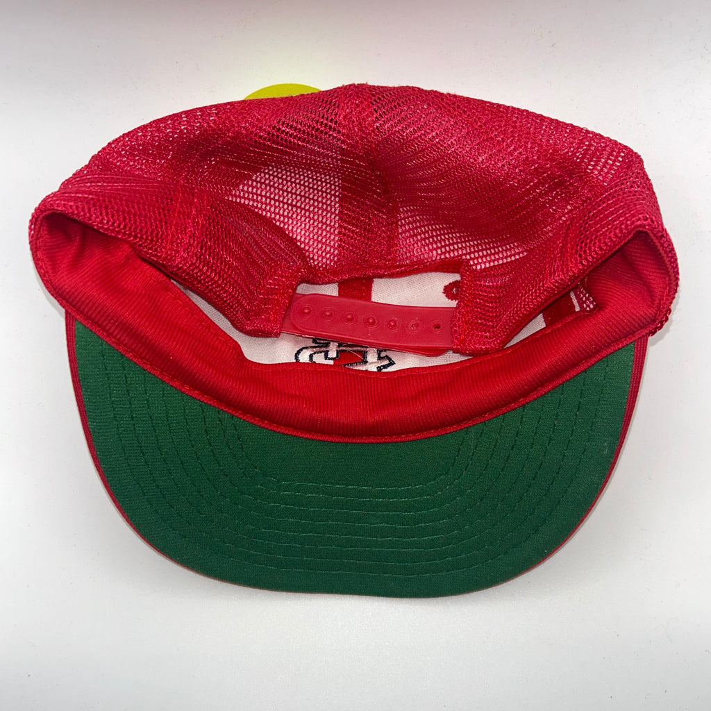 Vintage St.Louis Cardinals MLB STL Trucker Mesh Red Snapback Hat