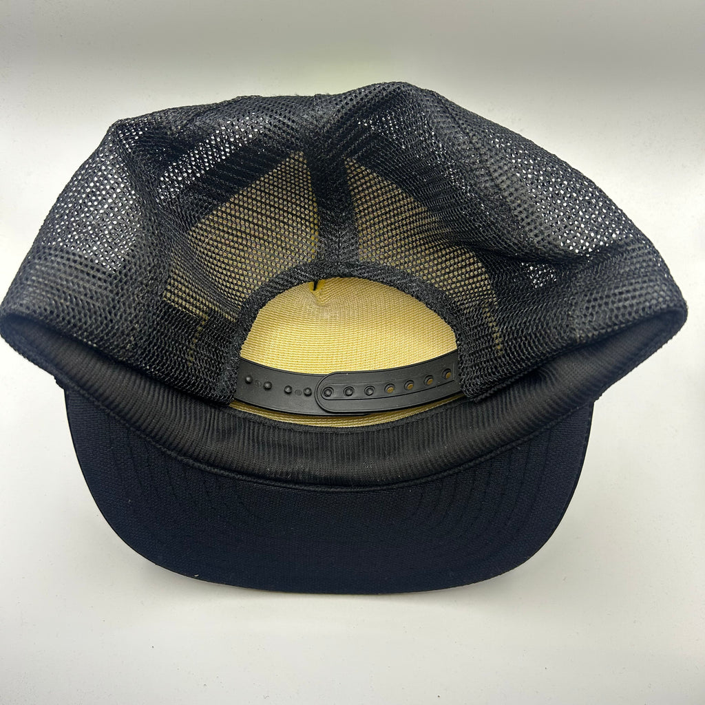 Vintage Valley Pecan Black Mesh Trucker Snapback Hat