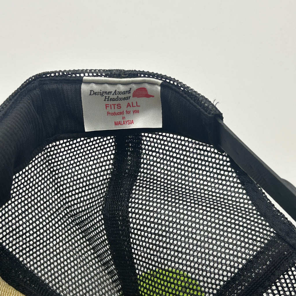 Vintage Valley Pecan Black Mesh Trucker Snapback Hat