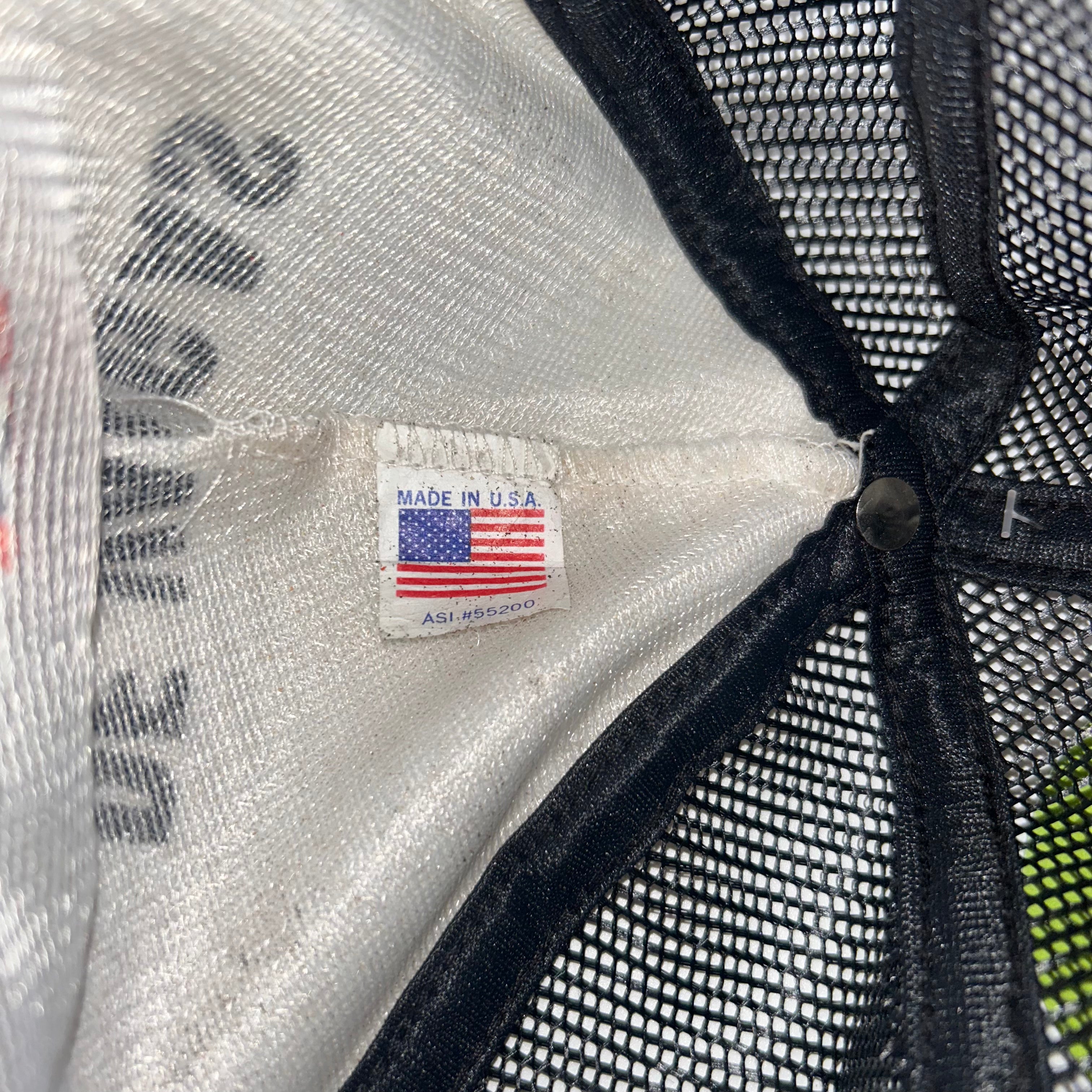 Vintage De Vargas Conquerors Stripe Mesh Trucker Snapback Hat