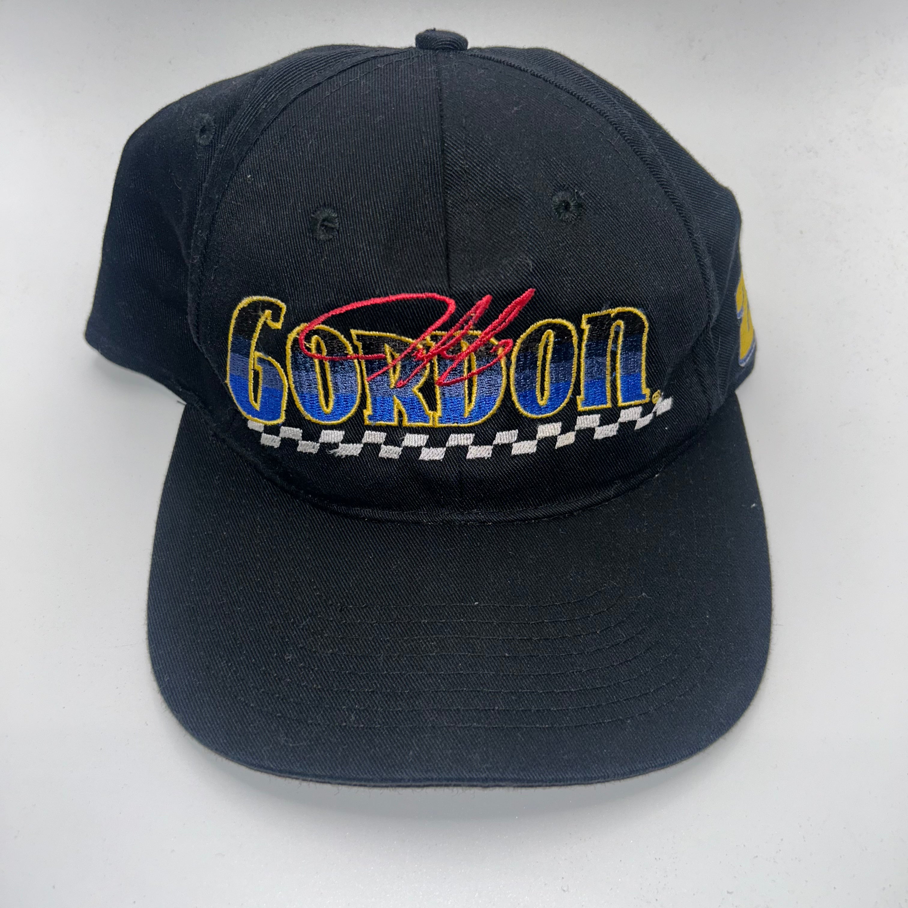 Vintage Jeff Gordon 24 NASCAR Racing Black Snapback Hat