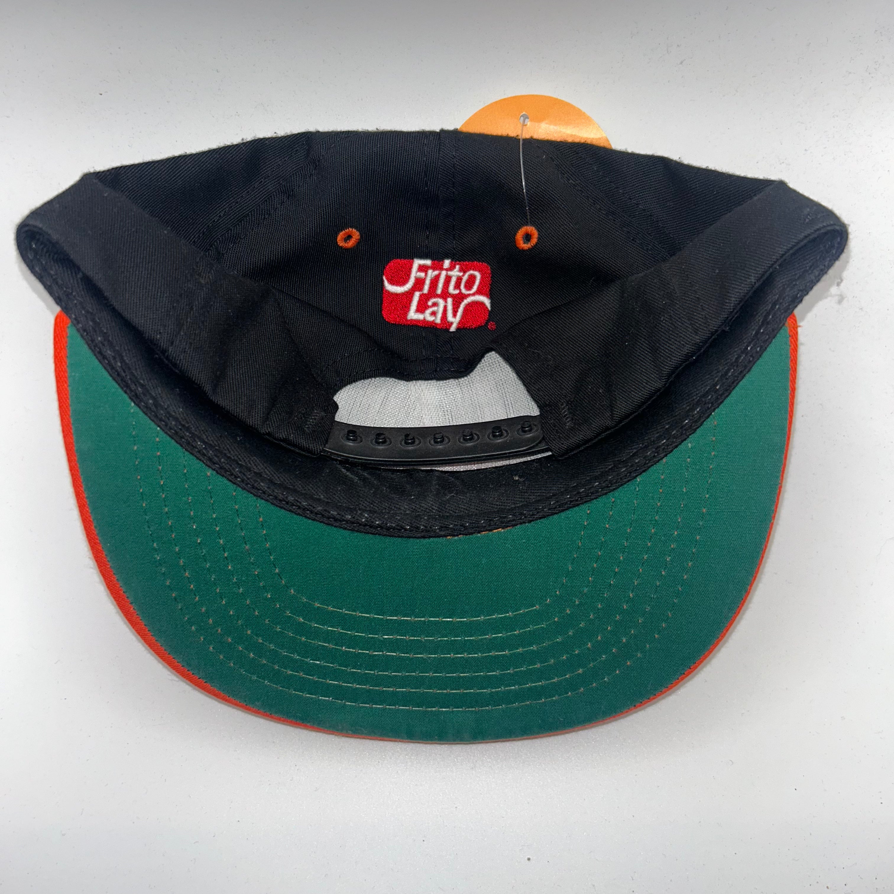 Vintage Cheetos Chester Frito Lay Snack Promo Black Snapback Hat