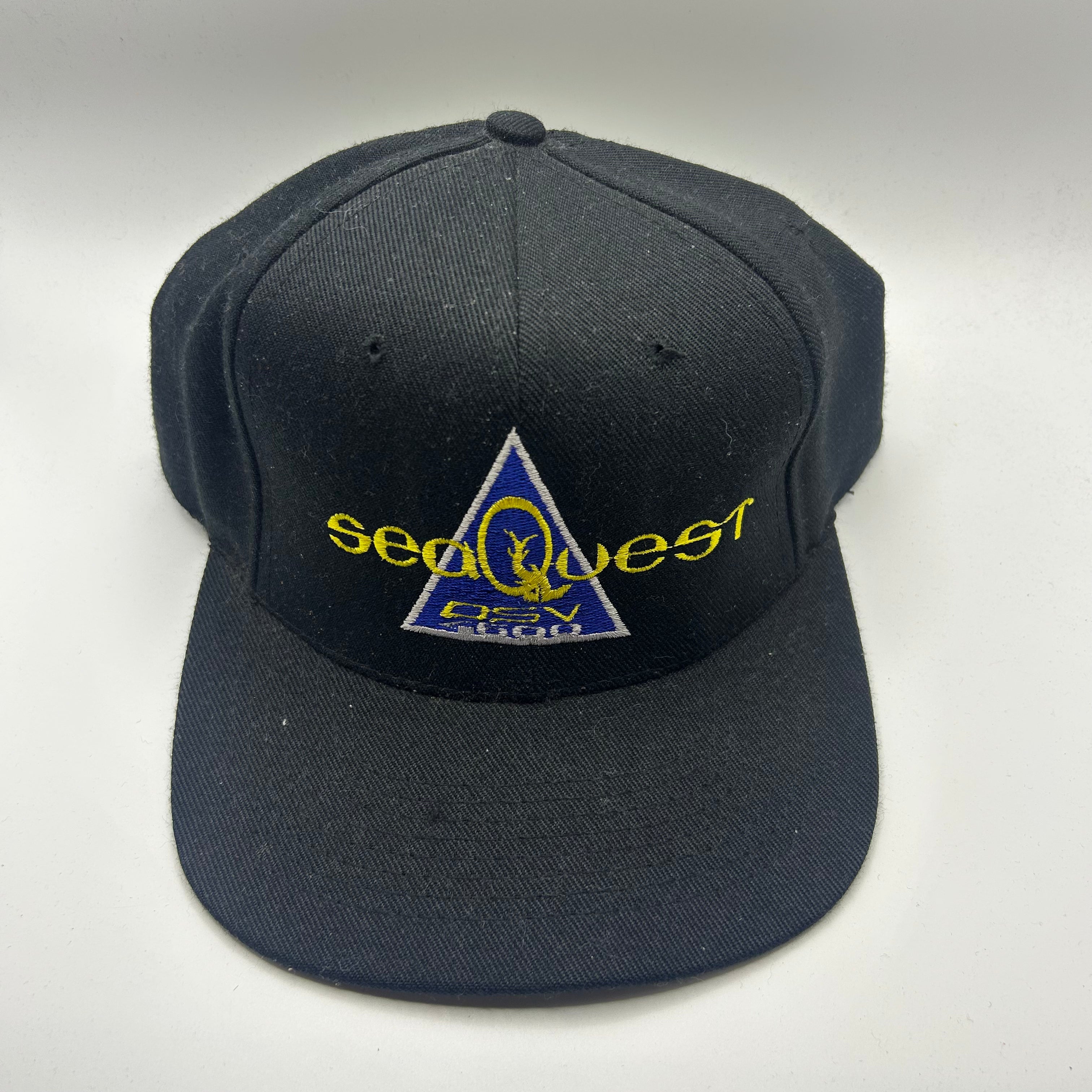 Vintage Seaquest DSV 4600 Black Scuba Diving TV Show Promo NBC Snapback Hat