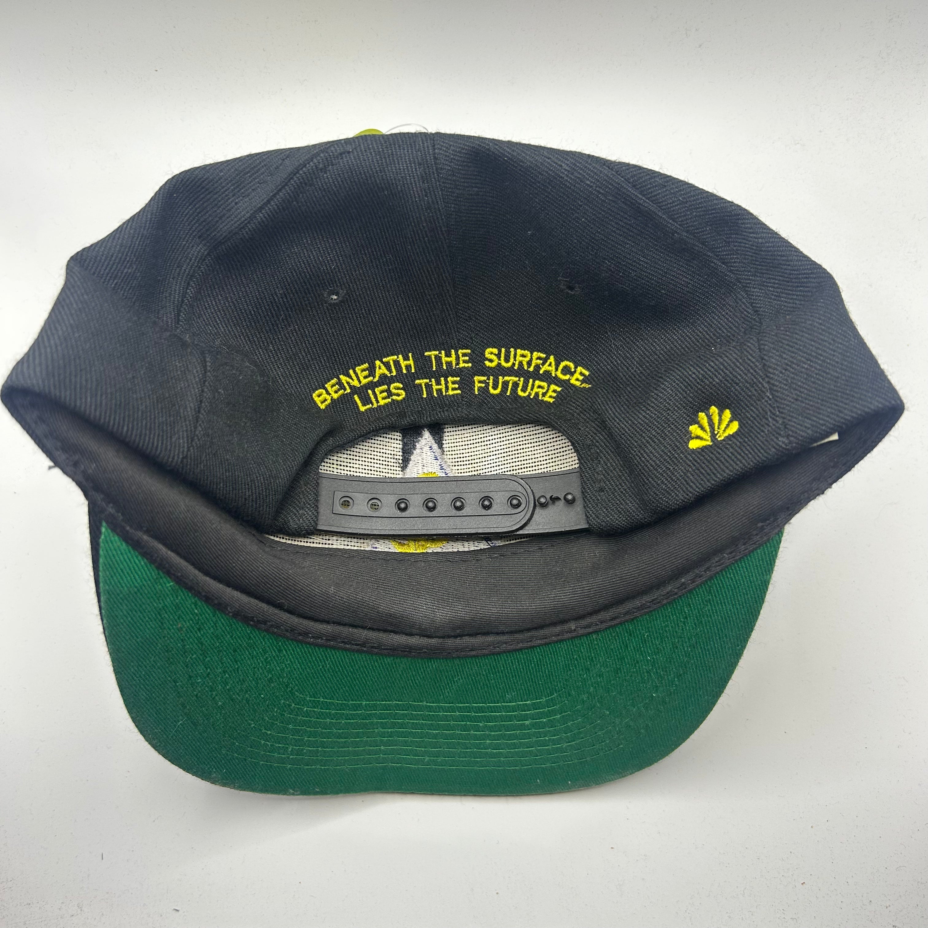 Vintage Seaquest DSV 4600 Black Scuba Diving TV Show Promo NBC Snapback Hat