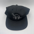 Vintage Camel Cigarettes Black Silver Snapback Hat