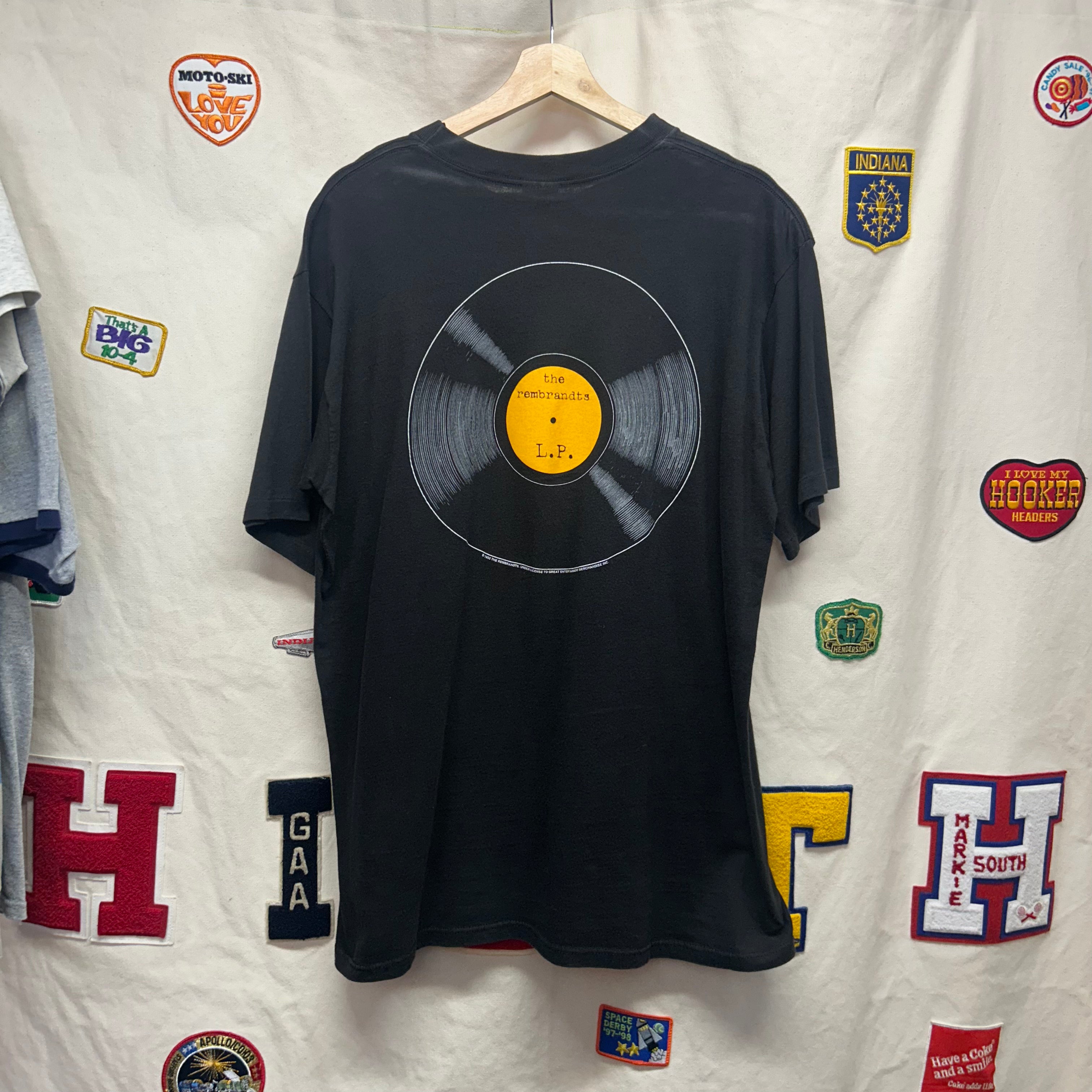 Vintage The Rembrandt’s L.P. Band Tour 1995 BlackT-Shirt / XL