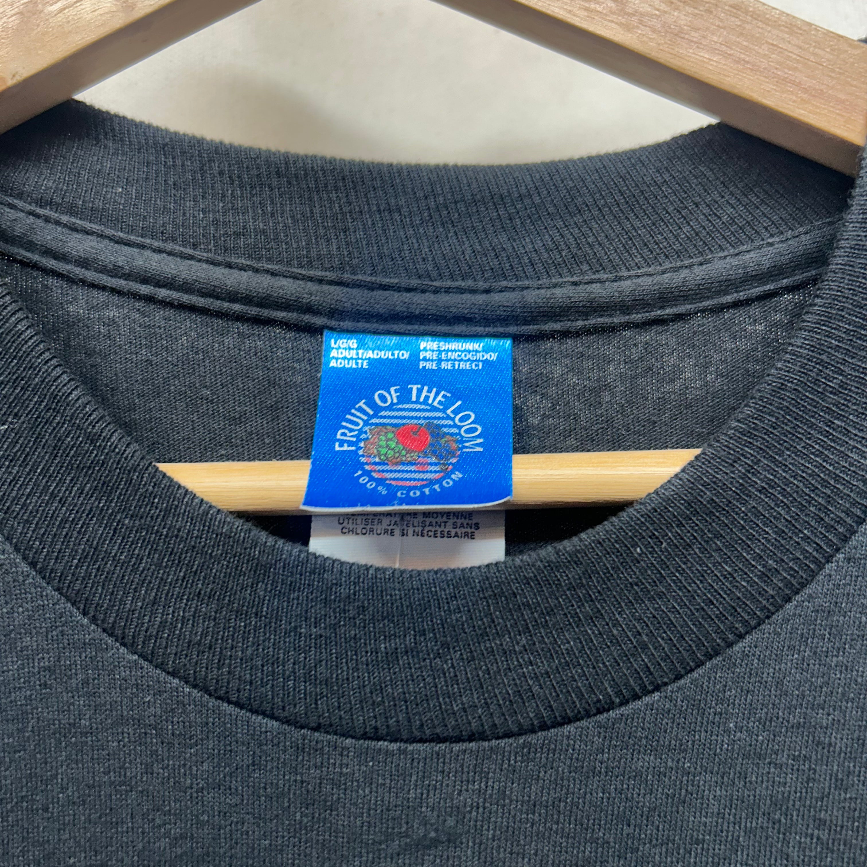 Vintage 1996 The Crow Movie Promo Black T-Shirt: Large