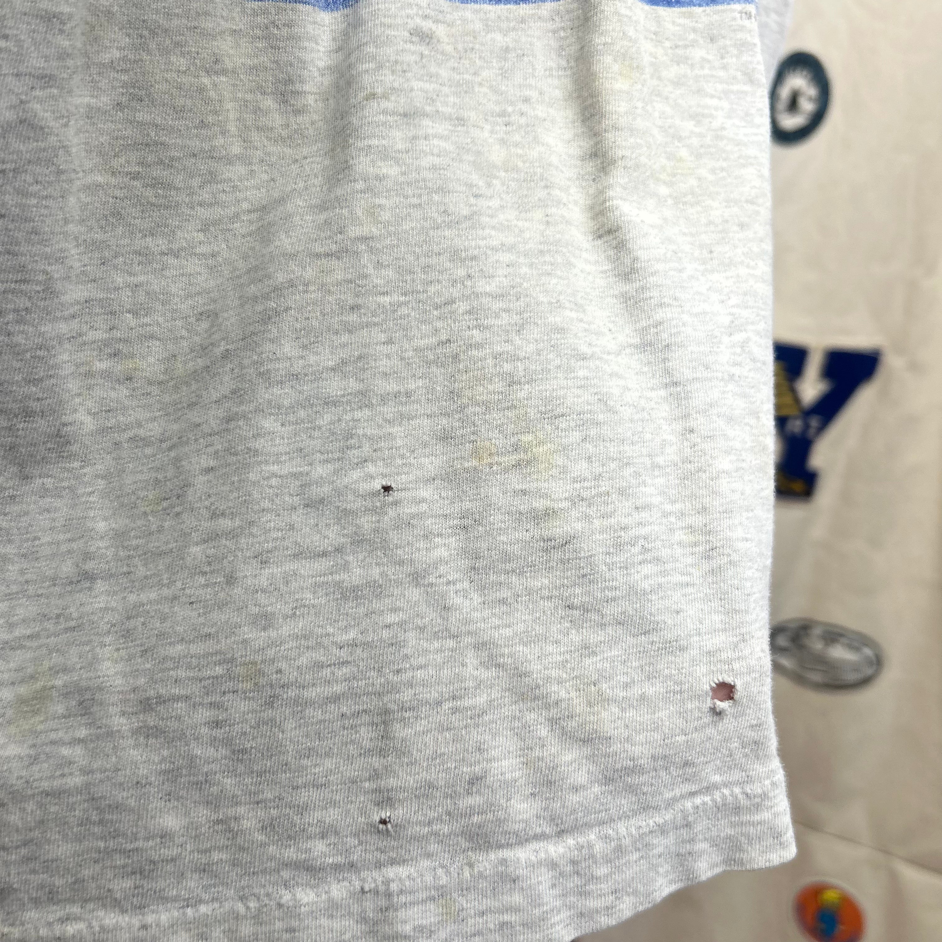 Vintage NFL New England Patriots '96 Football on Fox Grey Shirt: XL