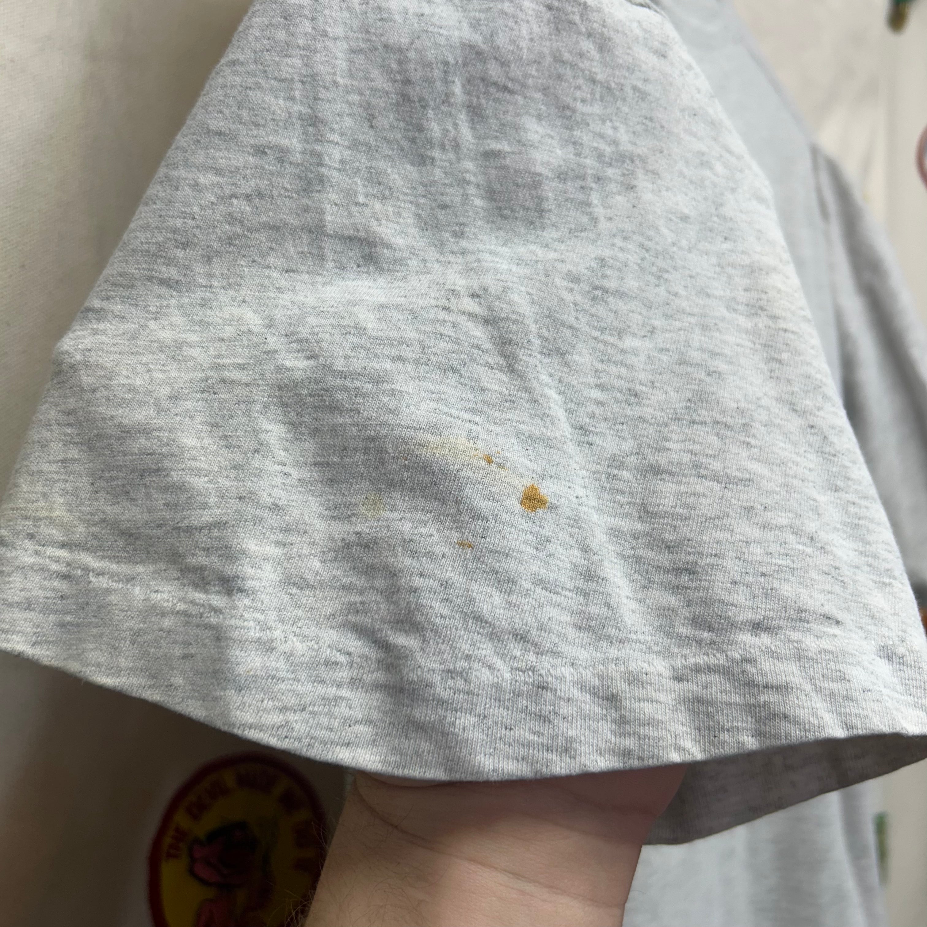 Vintage NFL New England Patriots '96 Football on Fox Grey Shirt: XL