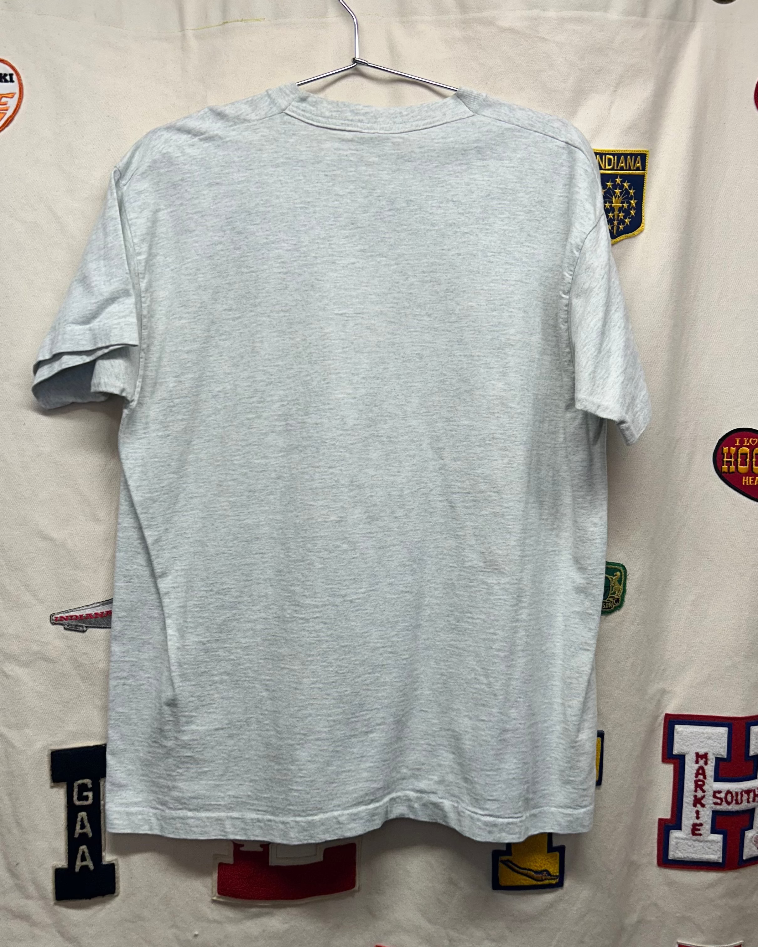 Vintage Syracuse Basketball '96 Championship Grey T-Shirt: XL