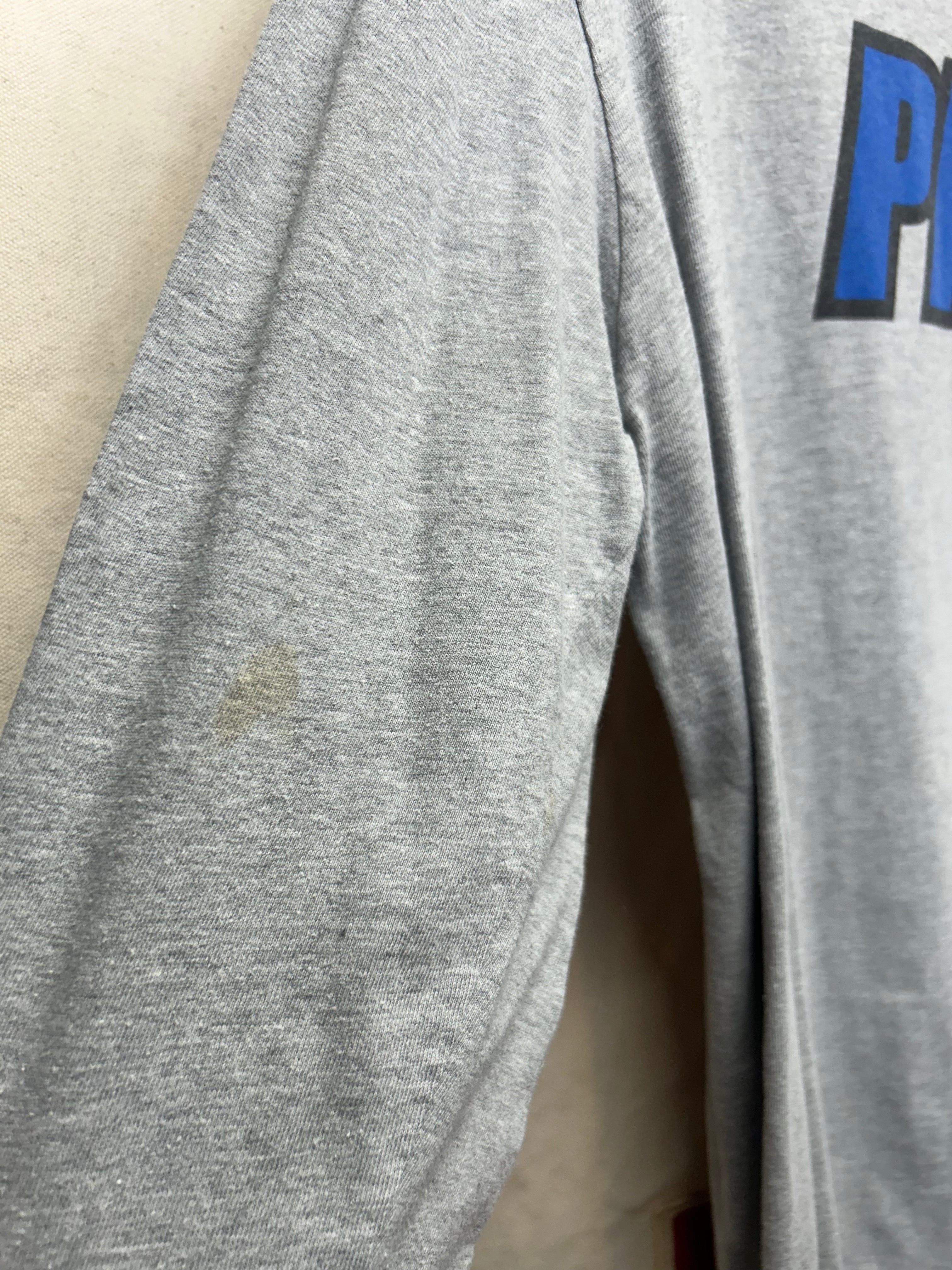 Vintage POLO Sport Ralph Lauren PS67 Long Sleeve Grey T-Shirt: L