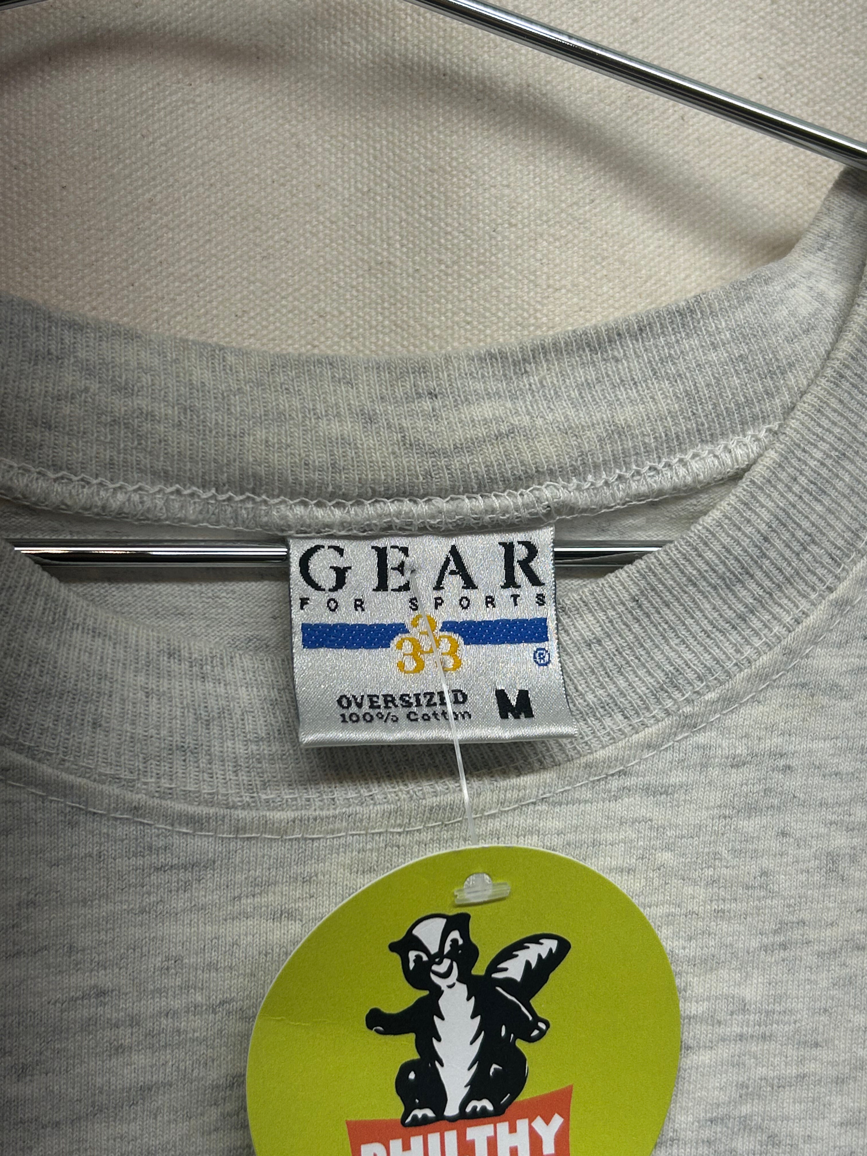 Vintage UCONN Connecticut 90's Huskies Basketball Grey T-Shirt: M