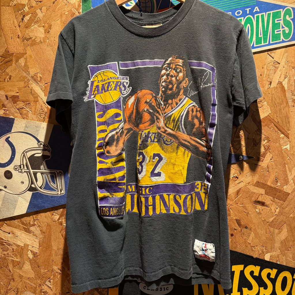 VTG NBA Los Angeles Lakers Magic Johnson T-Shirt: M
