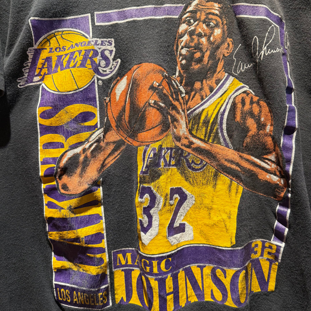 VTG NBA Los Angeles Lakers Magic Johnson T-Shirt: M
